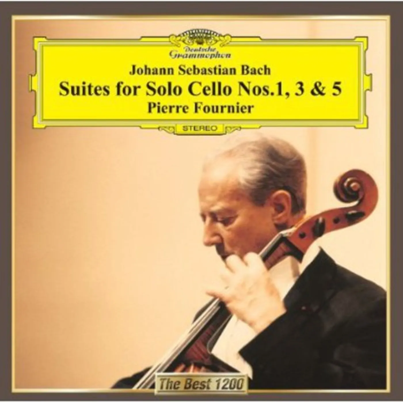 Pierre Fournier BACH: SUITES FOR SOLO CELLO NOS. 1. 3 CD