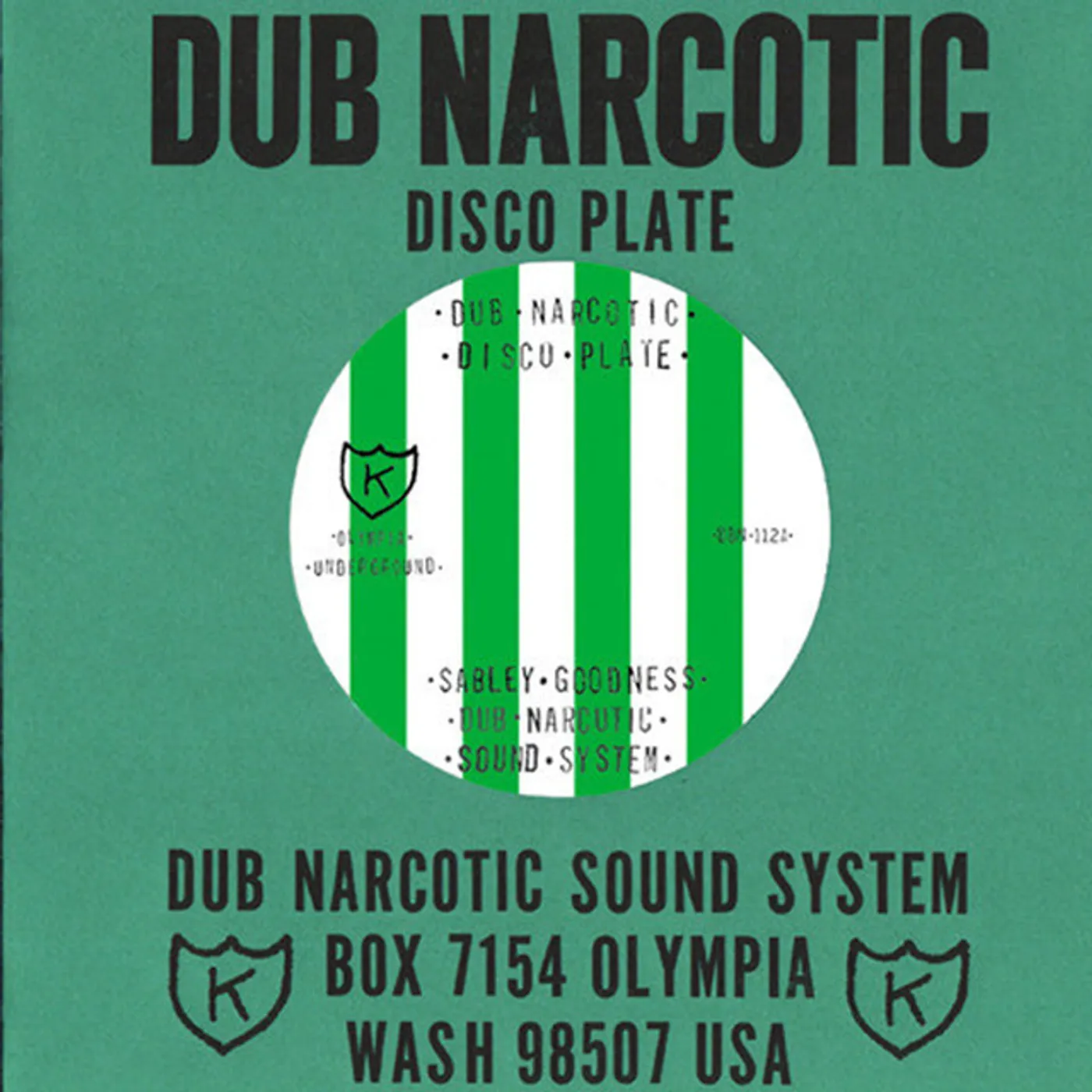 Dub Narcotic Sound System SABLEY GOODNESS/PETROLBZZ VERSION Vinyl Record