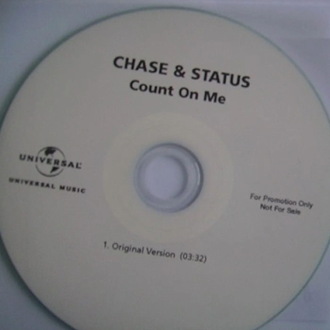 Chase & Status COUNT ON ME Vinyl Record - UK Release