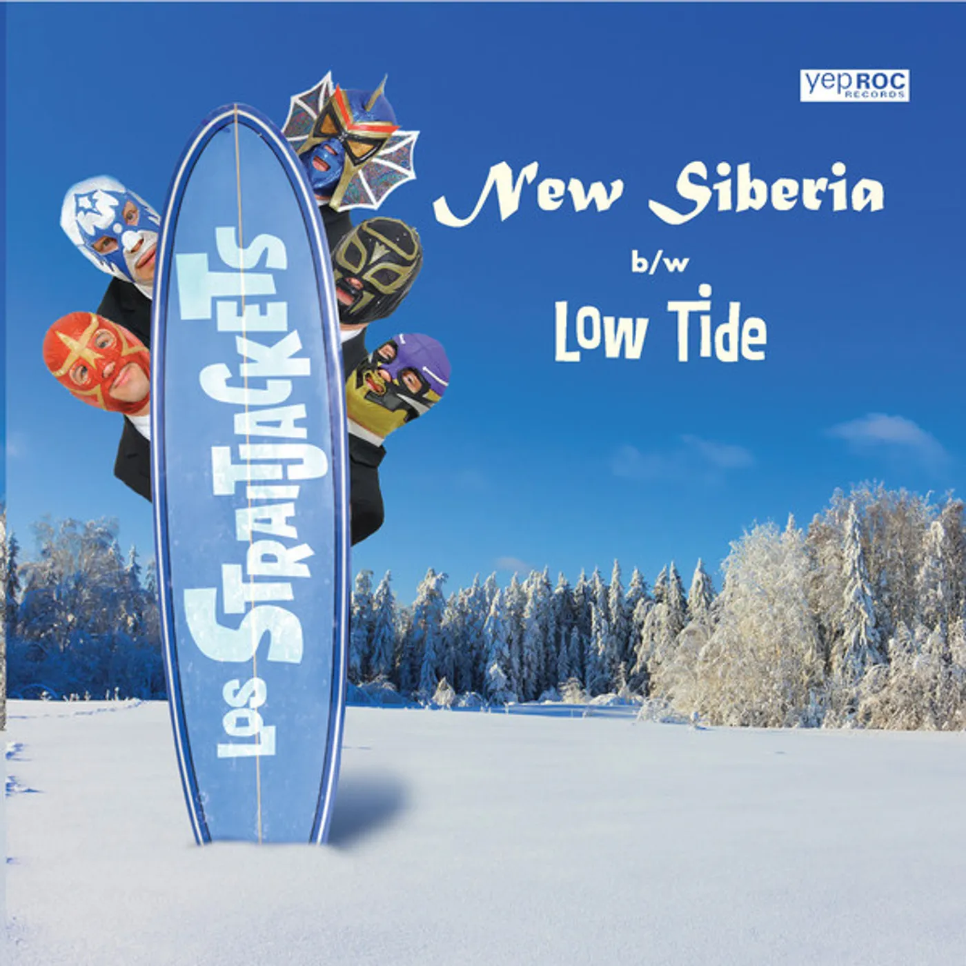 Los Straitjackets NEW SIBERIA B/W LOW TIDE Vinyl Record