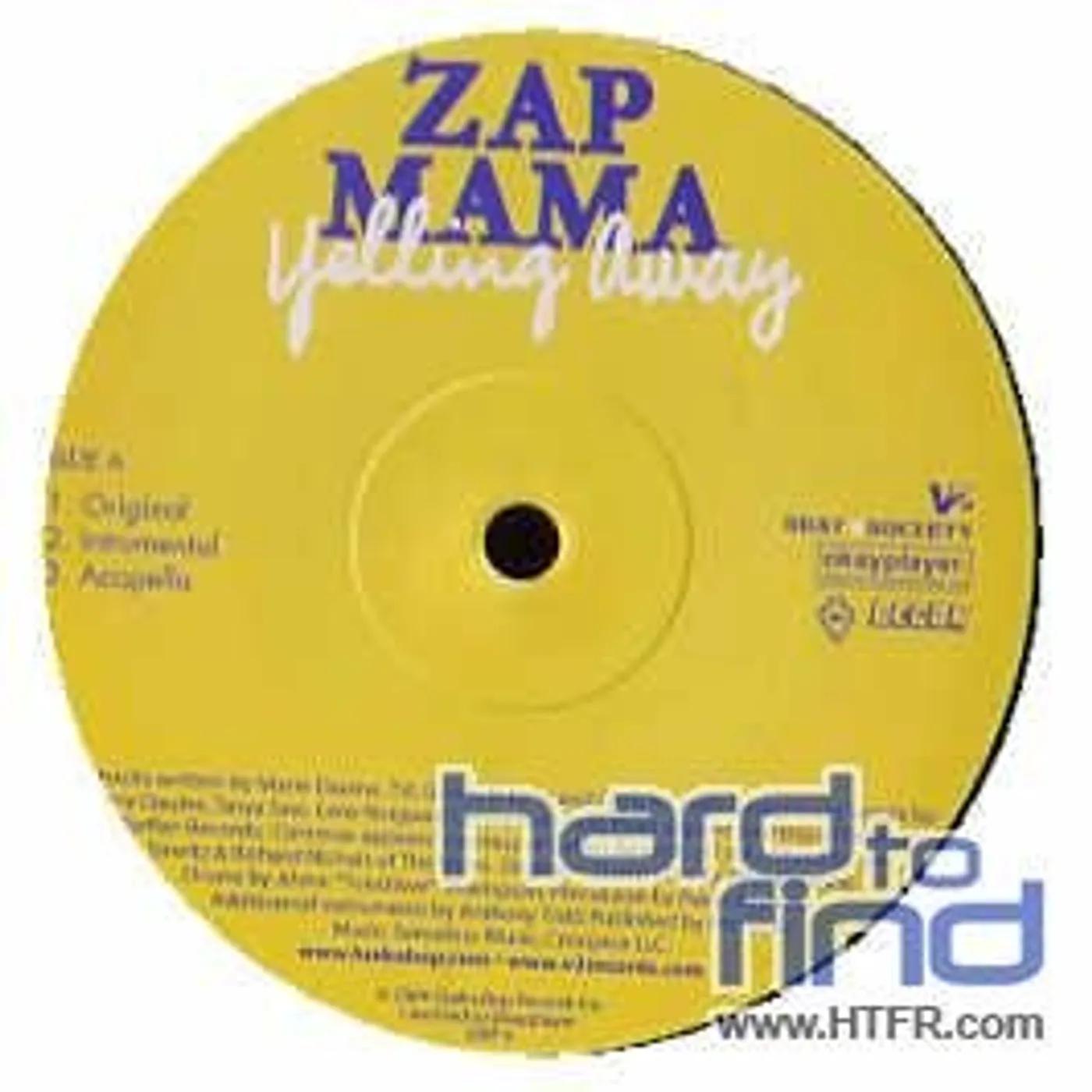 Zap Mama YELLING AWAY (GER) Vinyl Record