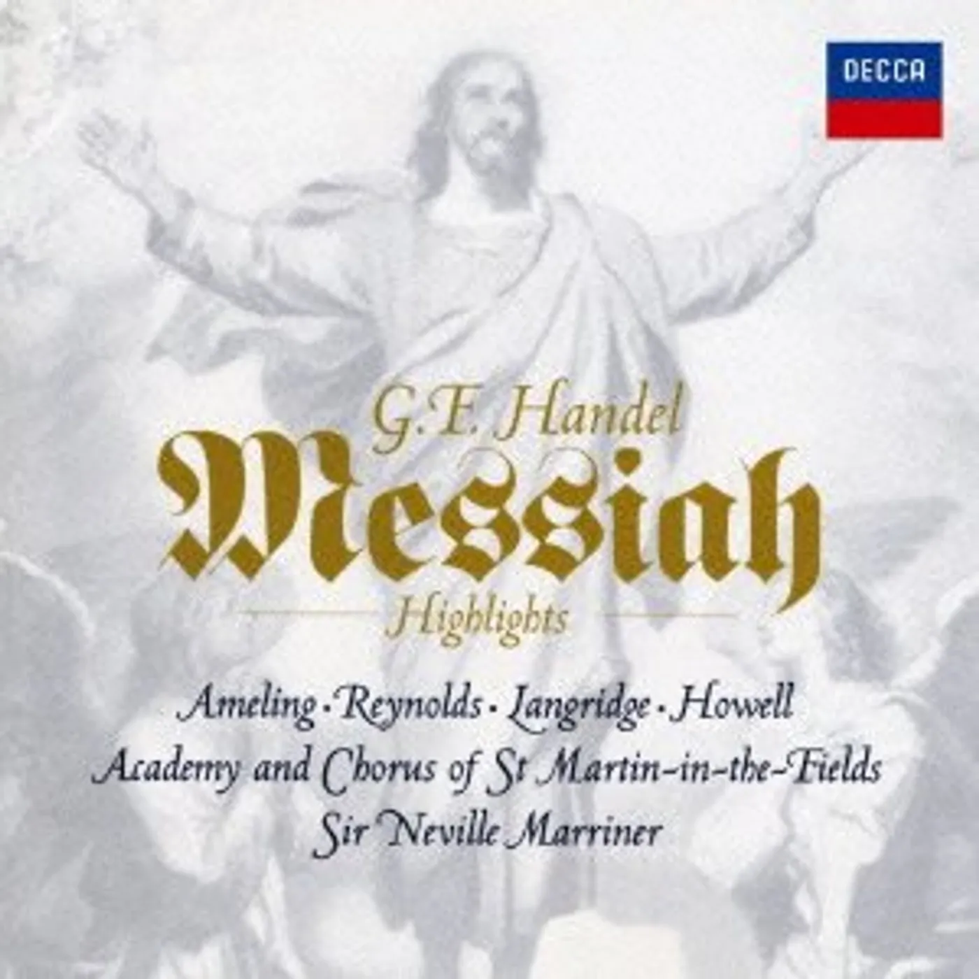 Handel MESSIAH HIGHLIGHTS CD