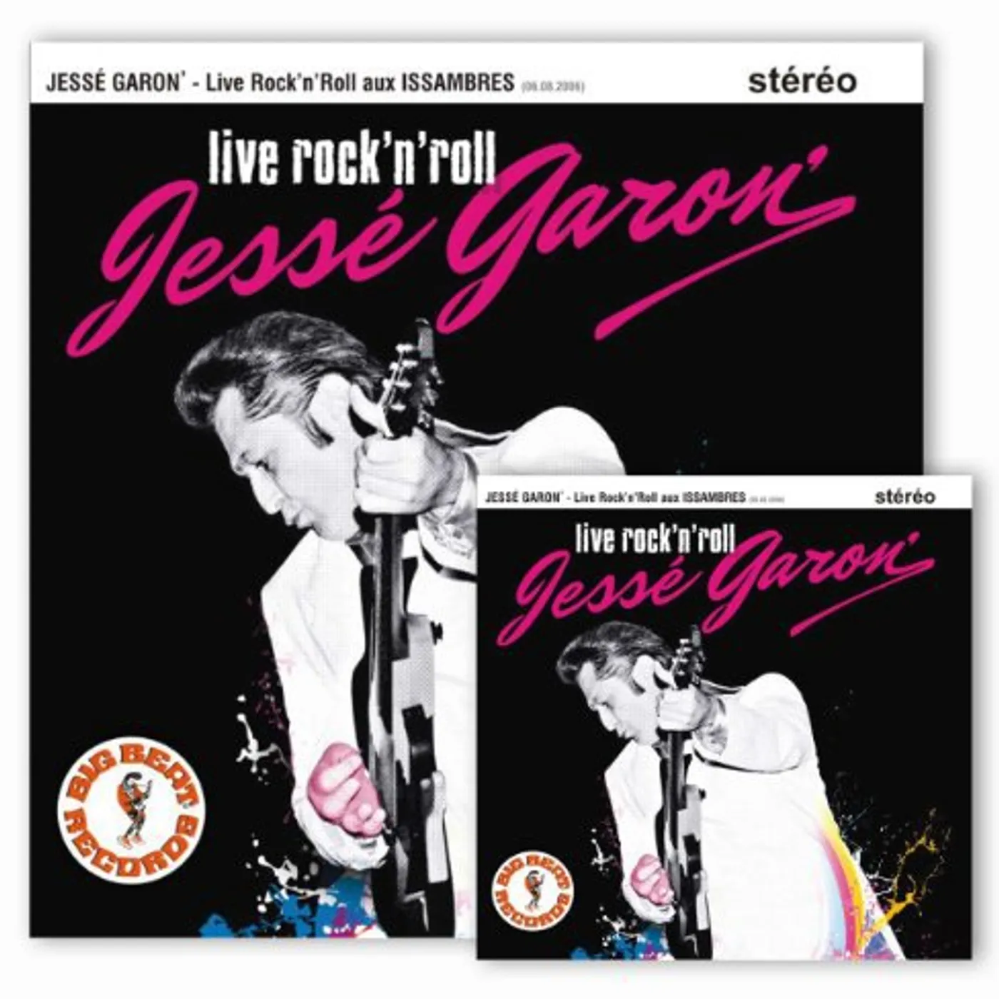 Jesse Garon LIVE ROCK & ROLL LP Vinyl Record