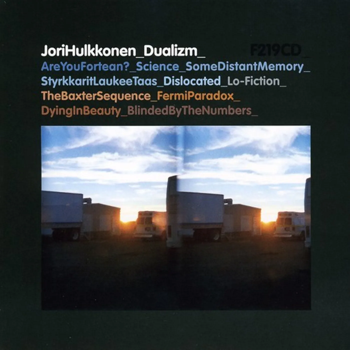 Jori Hulkkonen DUALIZM CD
