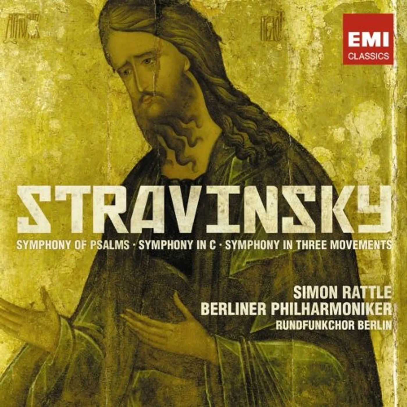 Simon Rattle STRAVINSKY:SYMPHONY OF PSALMS CD