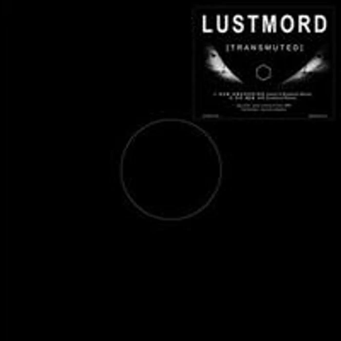 Lustmord TRANSMUTED Vinyl Record - Canada Release