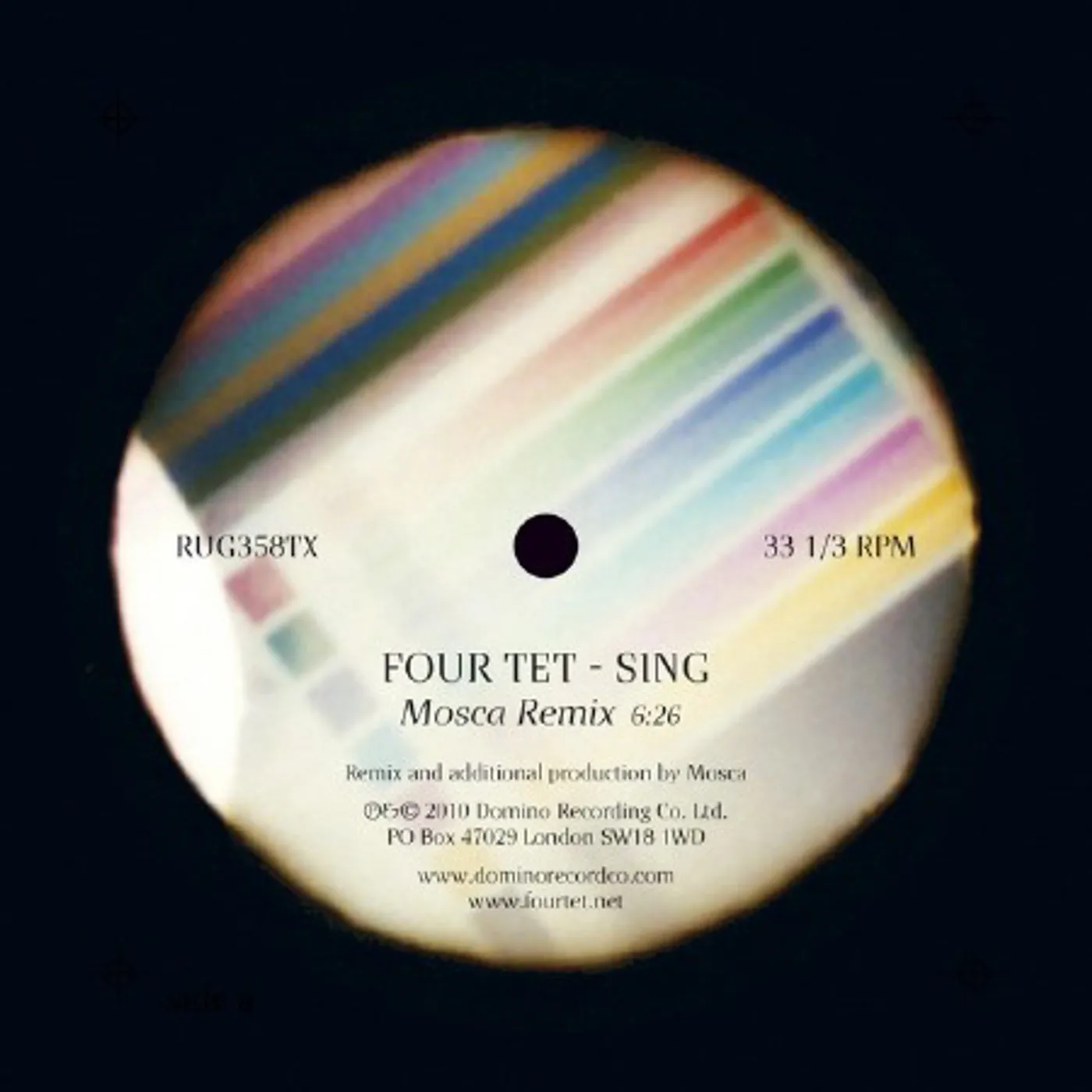 Four Tet SING (REMIX PART 2) Vinyl Record