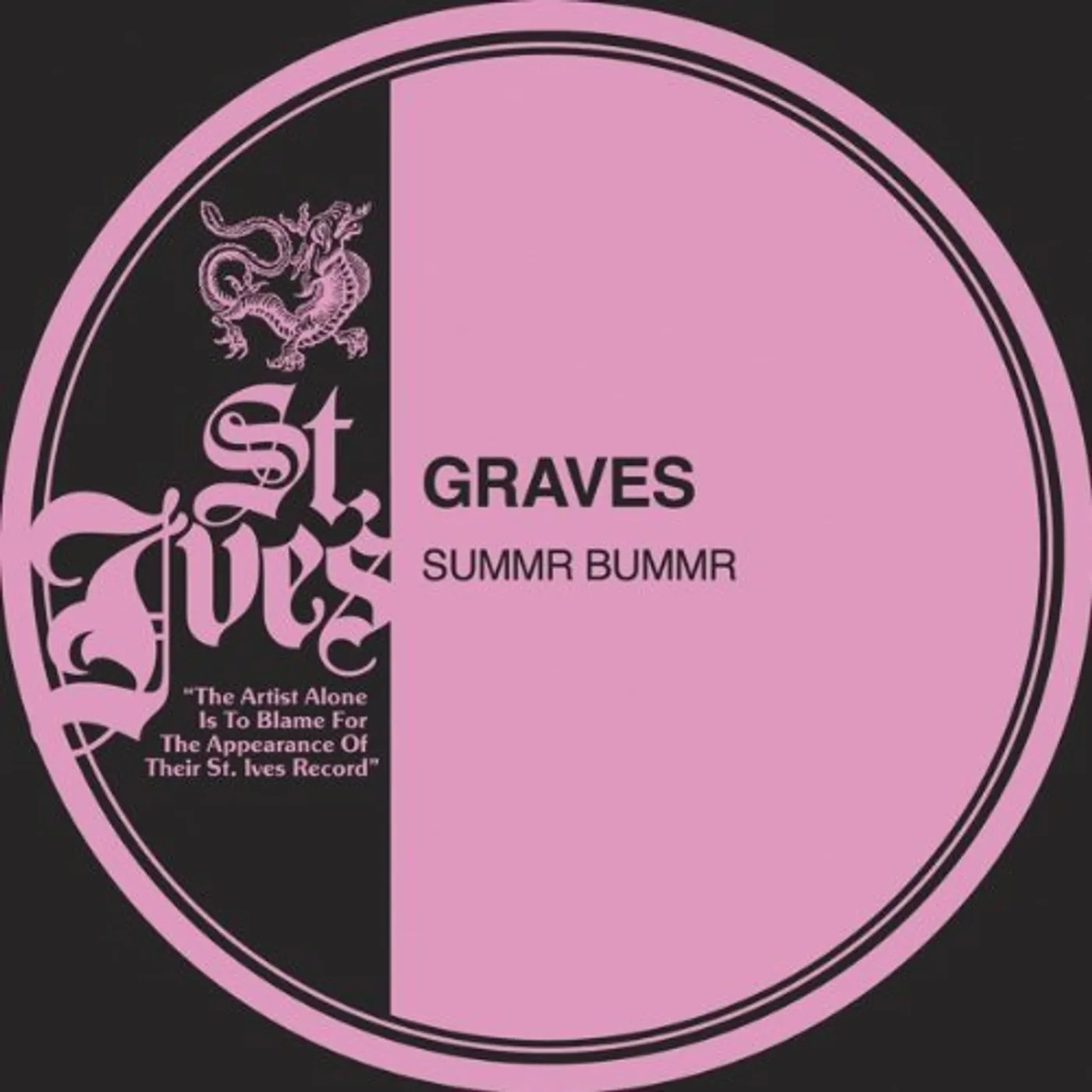 Graves SUMMR BUMMR Vinyl Record - Canada Release