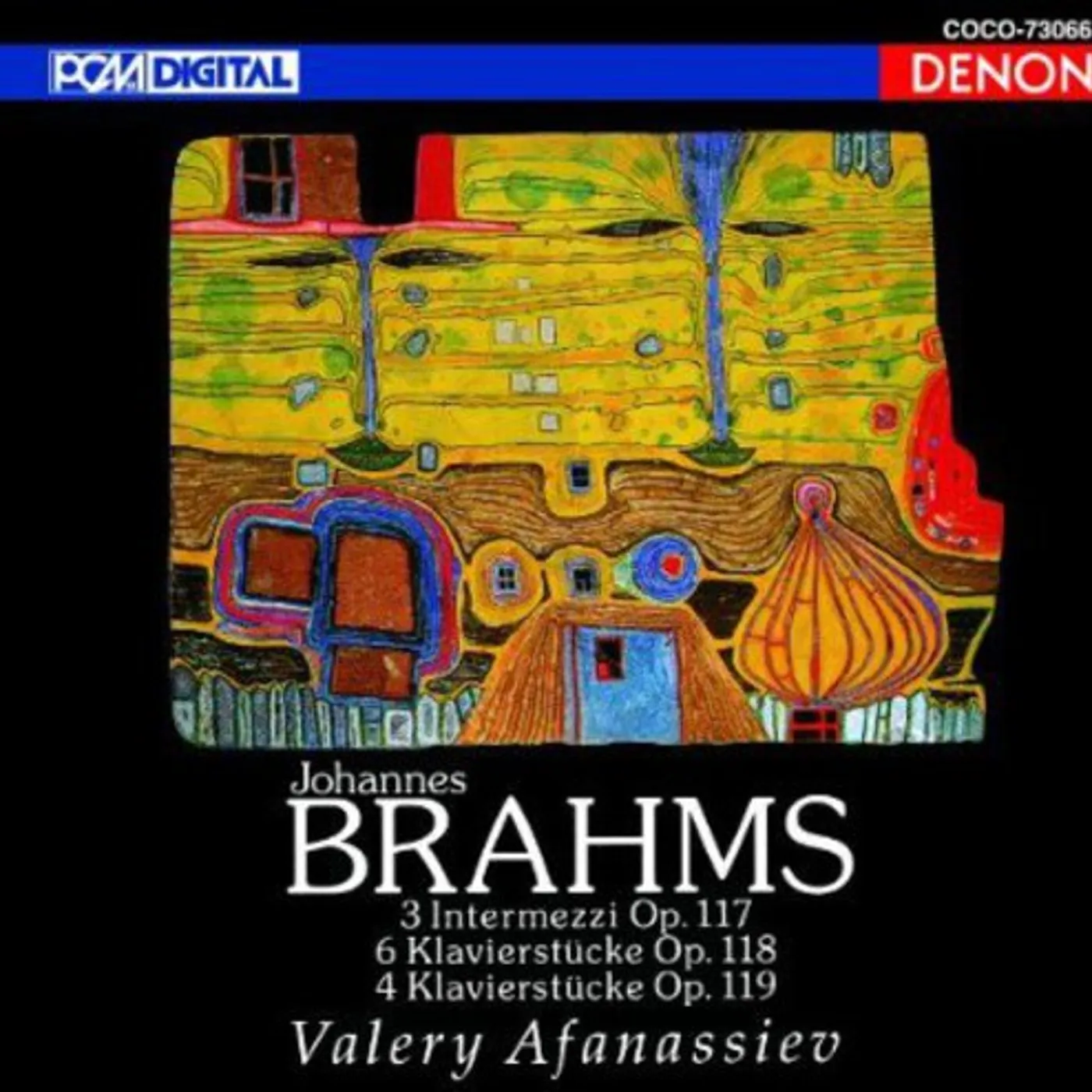 Valery Afanassiev BRAHMS: LATE PIANO WORKS CD