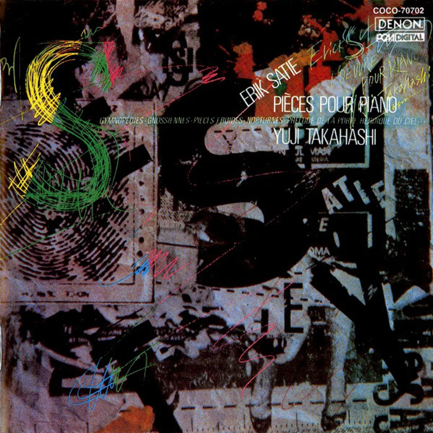 Yuji Takahashi SATIE: PIECES POUR PIANO - 1 CD