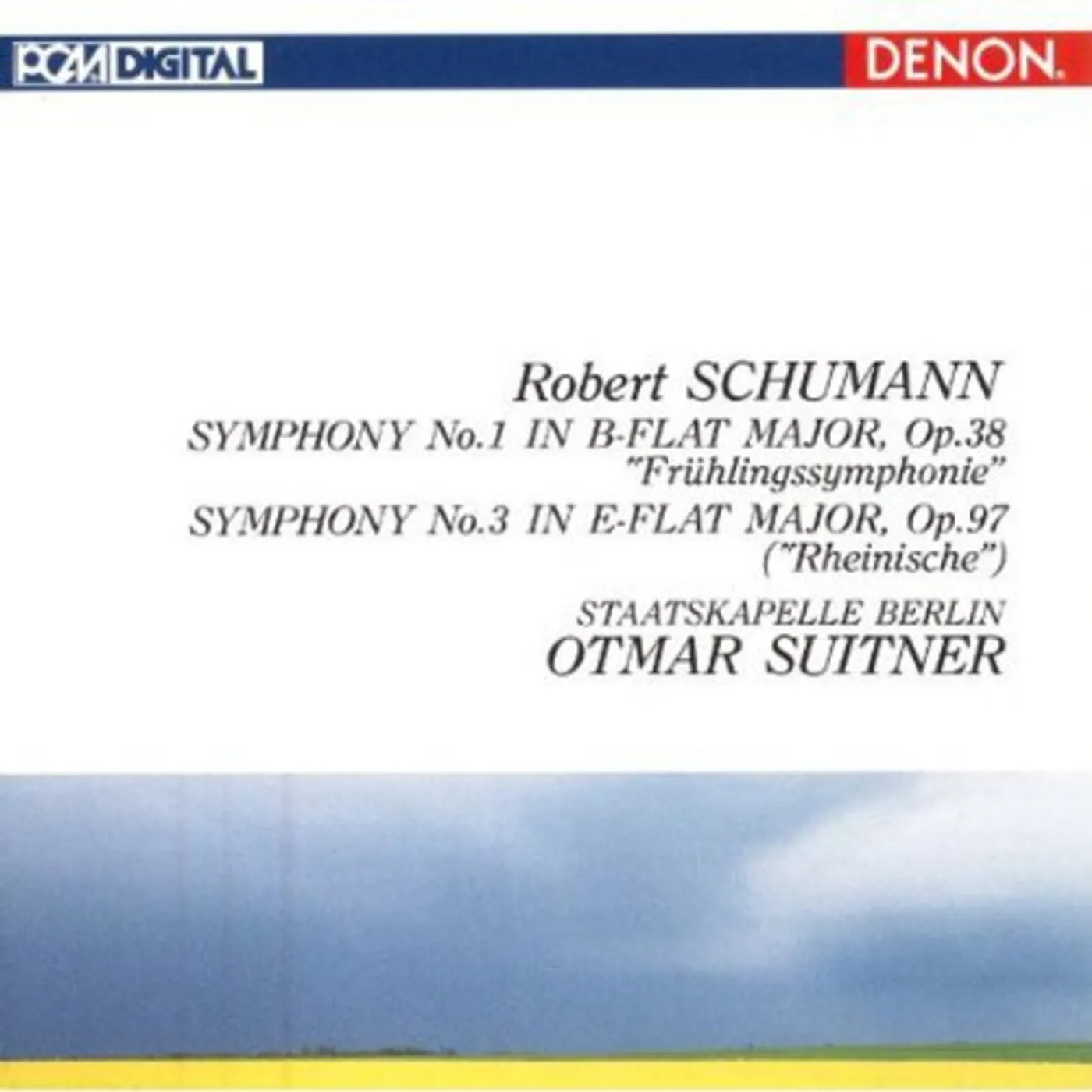 Otmar Suitner SCHUMANN: SYMPHONIES NO. 1 & NO. 3 CD