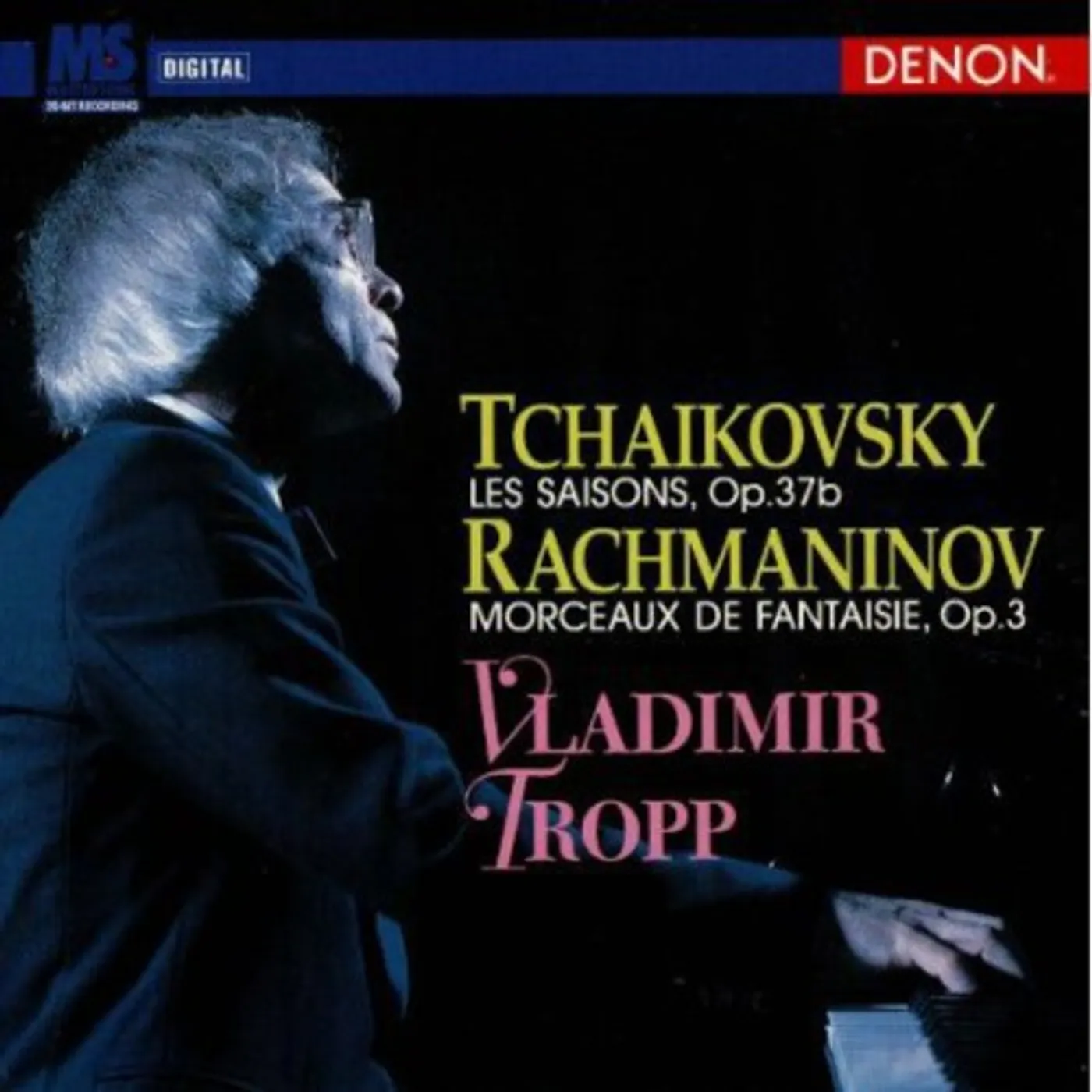 Vladimir Tropp TCHAIKOVSKY: LES SAISONS/RACHMANINO CD