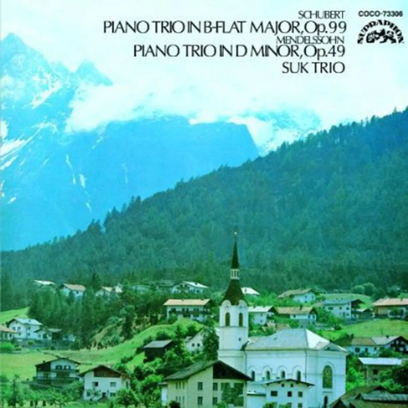 Suk Trio SCHUBERT: PIANO TRIO NO. 1/MENDELSSOHN: PIANO TRIO CD