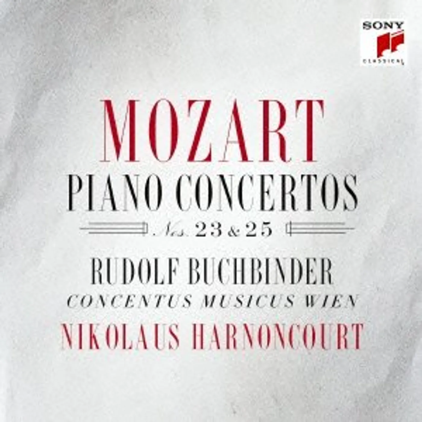 Rudolf Buchbinder MOZART: PIANO CONCERTOS NO. 23 & NO. 25 CD