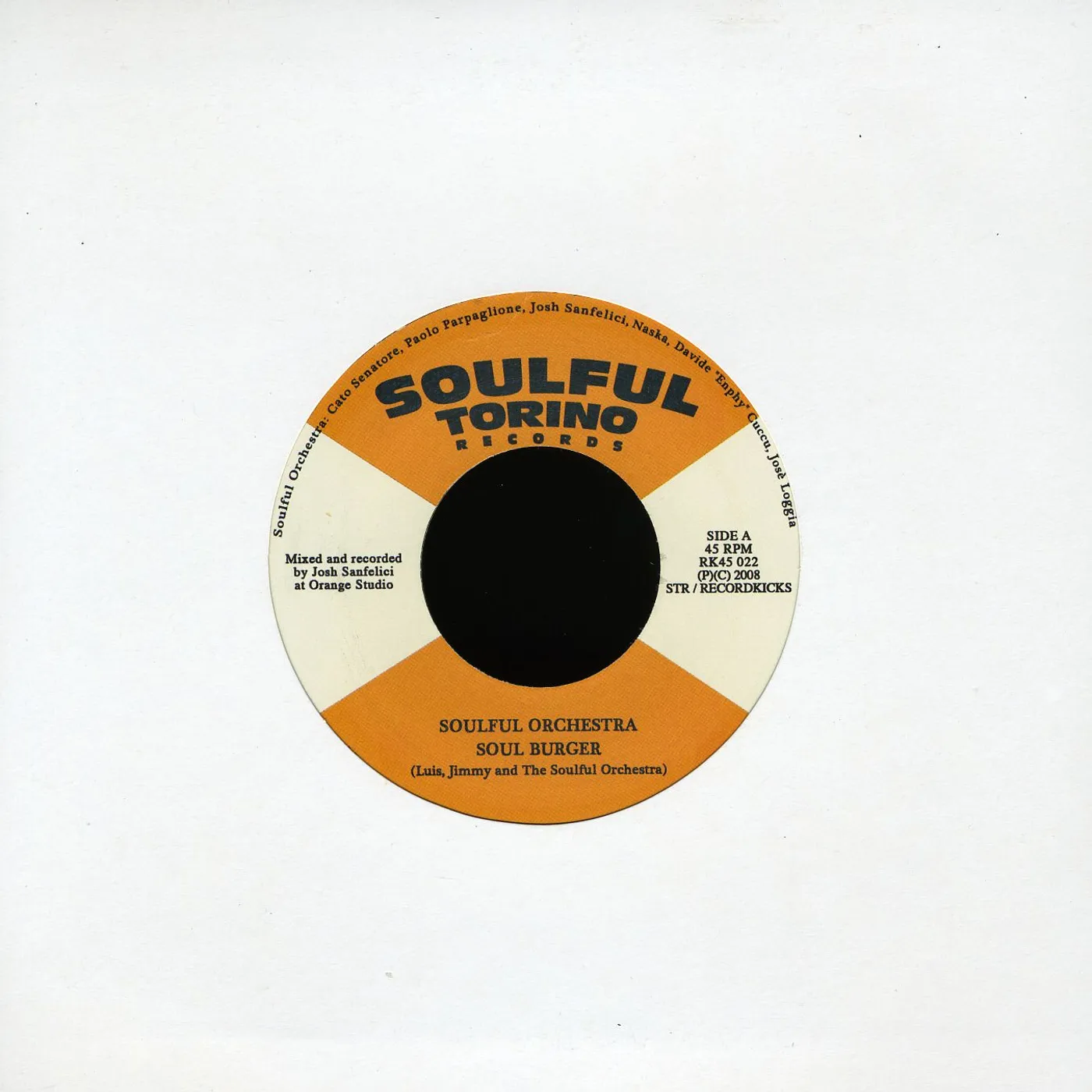 Soulful Torino Orchestra Soulburger Vinyl Record