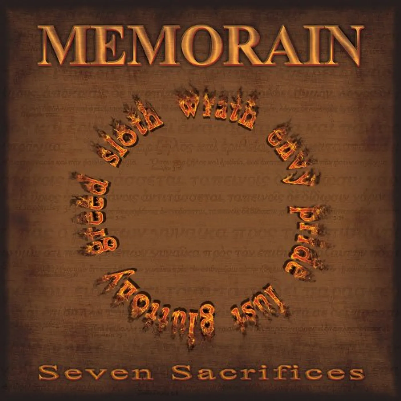 Memorain SEVEN SACRIFICES CD