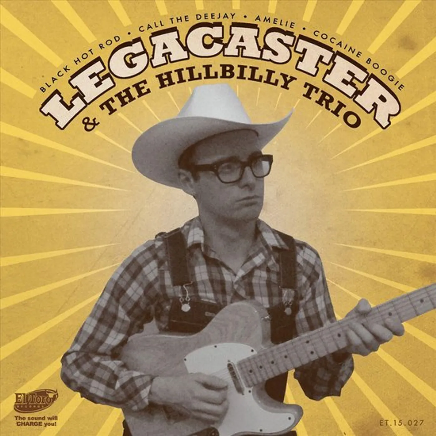 Legacaster & The Hillbilly Trio BLACK HOT ROD Vinyl Record