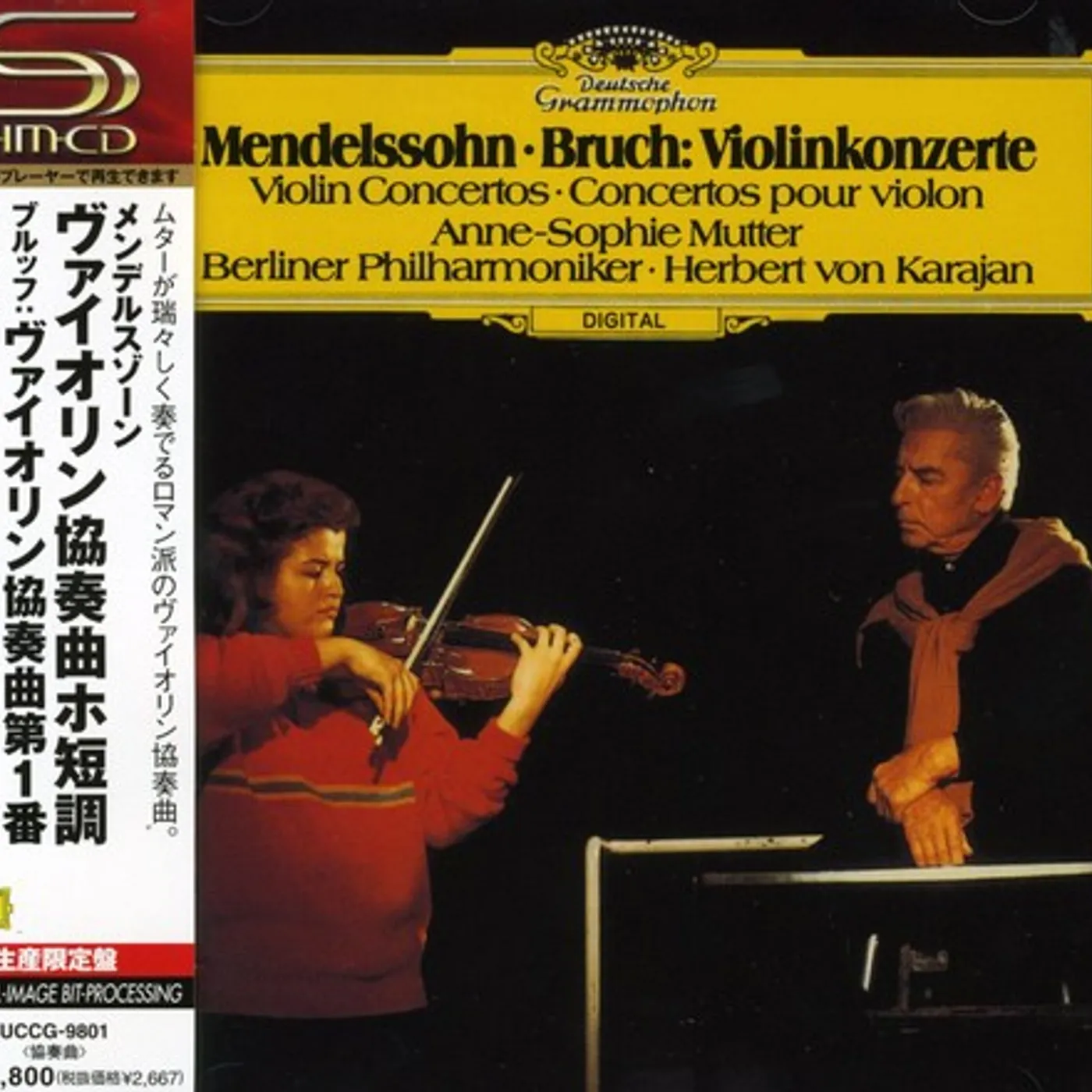 Anne-Sophie Mutter MENDELSSOHN & BRUCH: VIOLIN CONCERTO CD