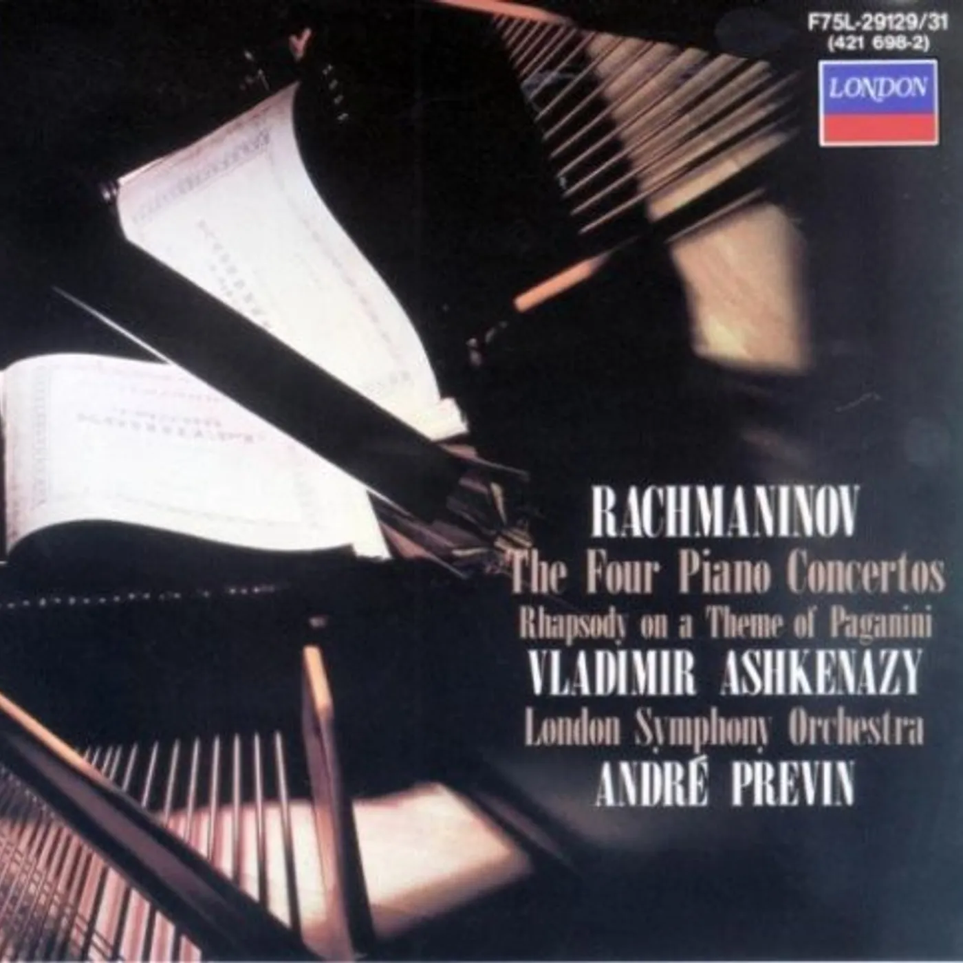 Vladimir Ashkenazy RACHMANINOV: 4 PIANO CONCERTOS CD