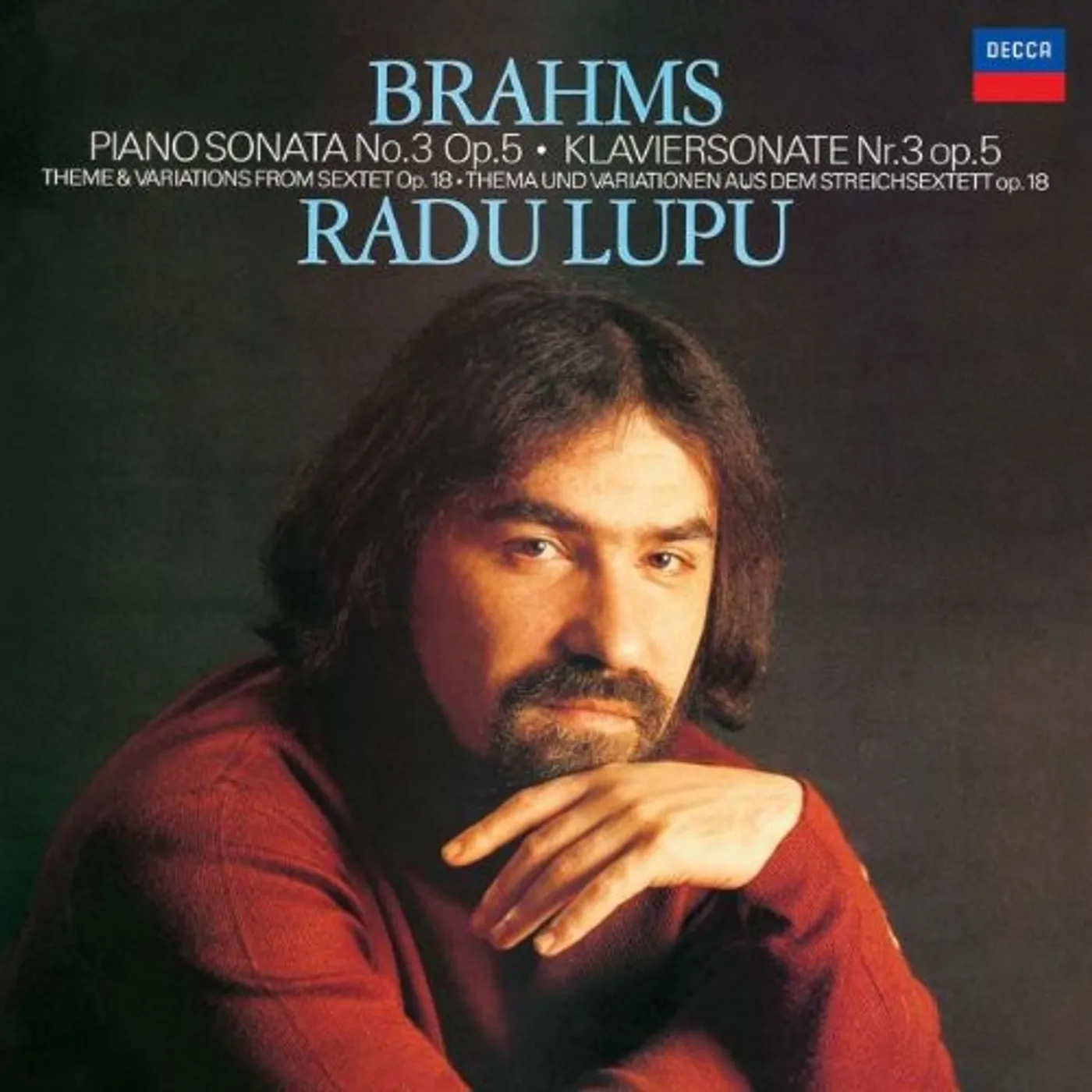Radu Lupu BRAHMS: PIANO SONATA NO.3 THEME CD