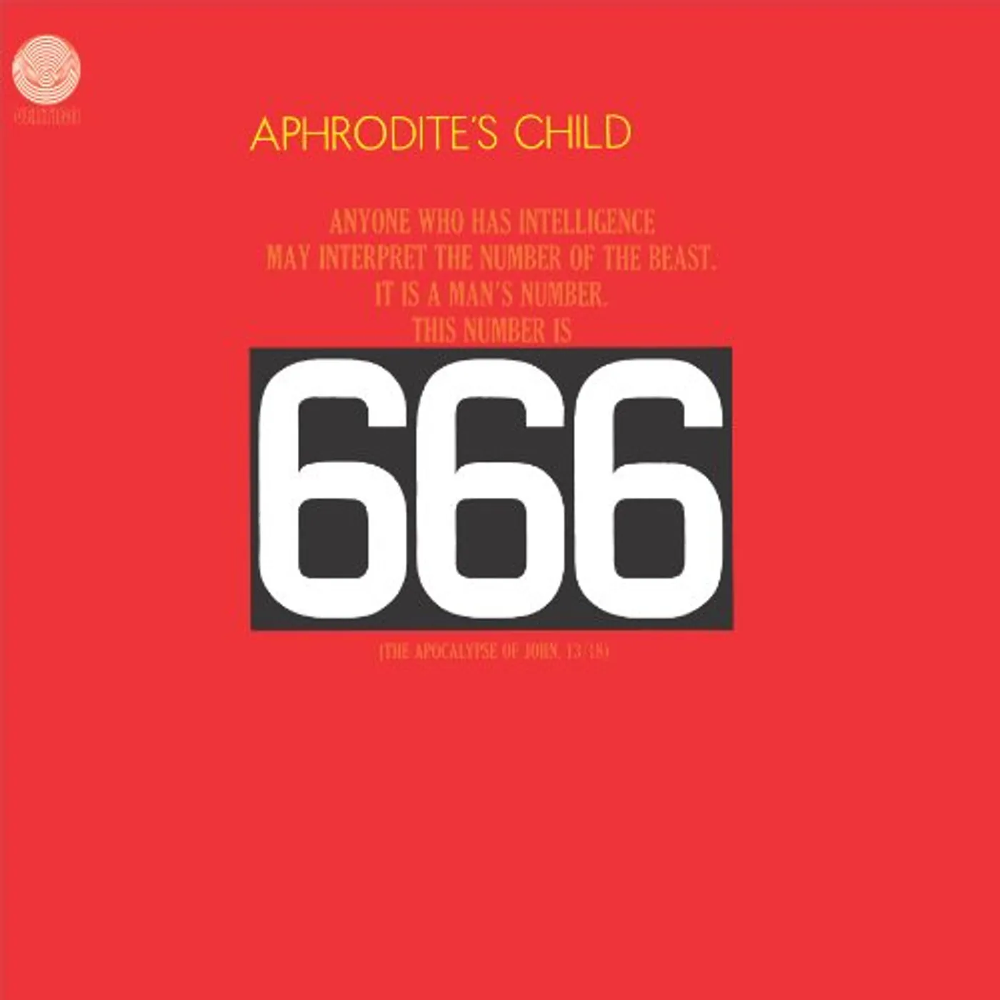 Aphrodite's Child 666 CD
