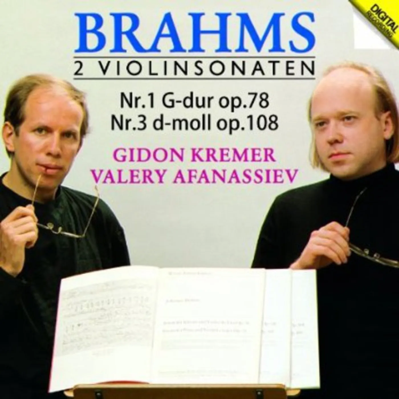 Gidon Kremer BRAHMS: VIOLIN SONATAS NOS.1 & 3 CD