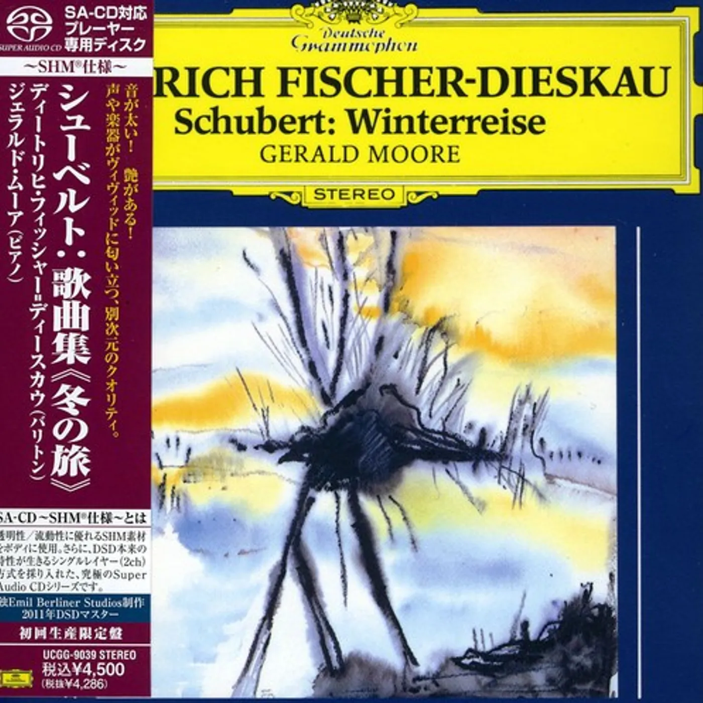 Dietrich Fischer-Dieskau SCHUBERT: WINTERREISE D911 CD