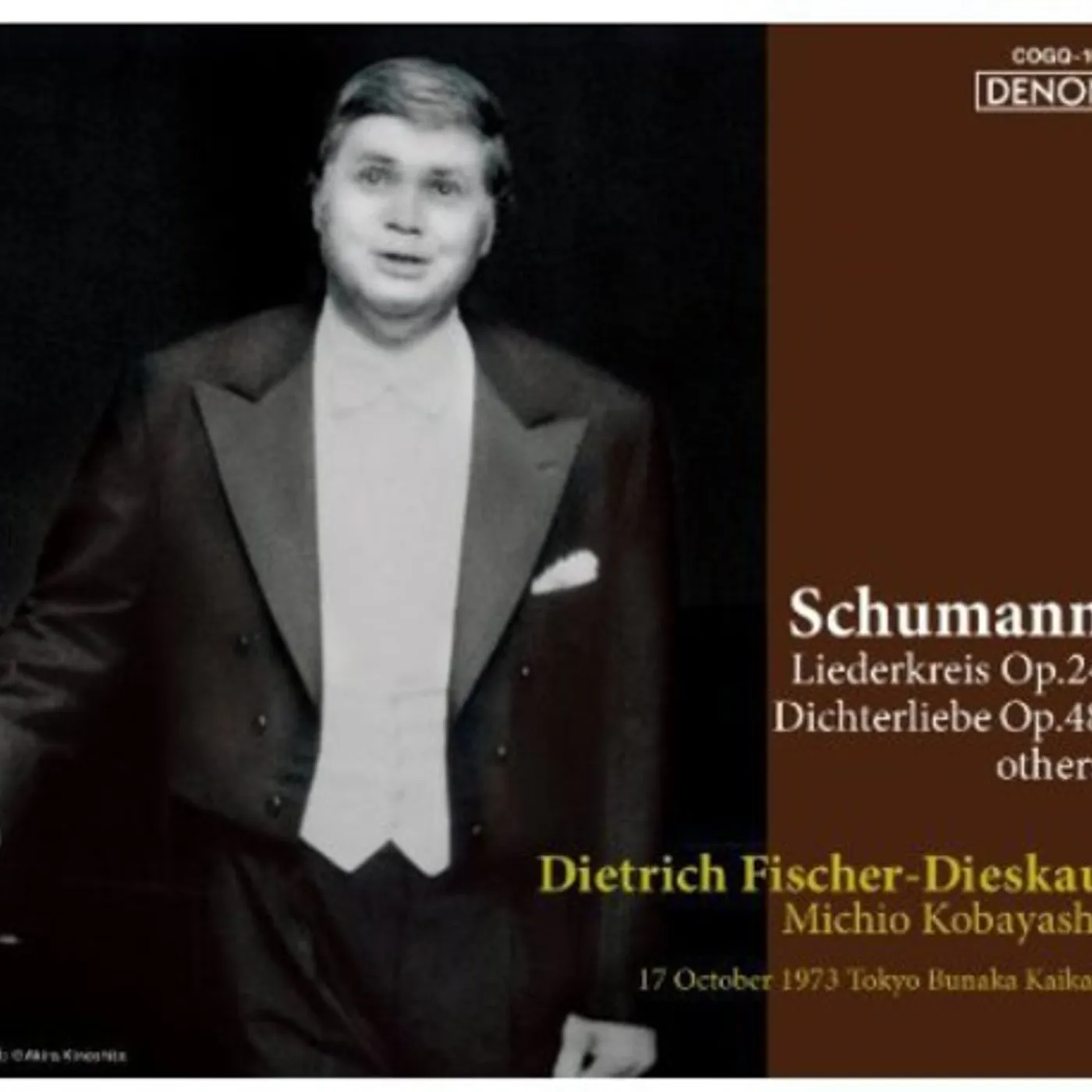 Dietrich Fischer-Dieskau TOKYO FM LIVE CD