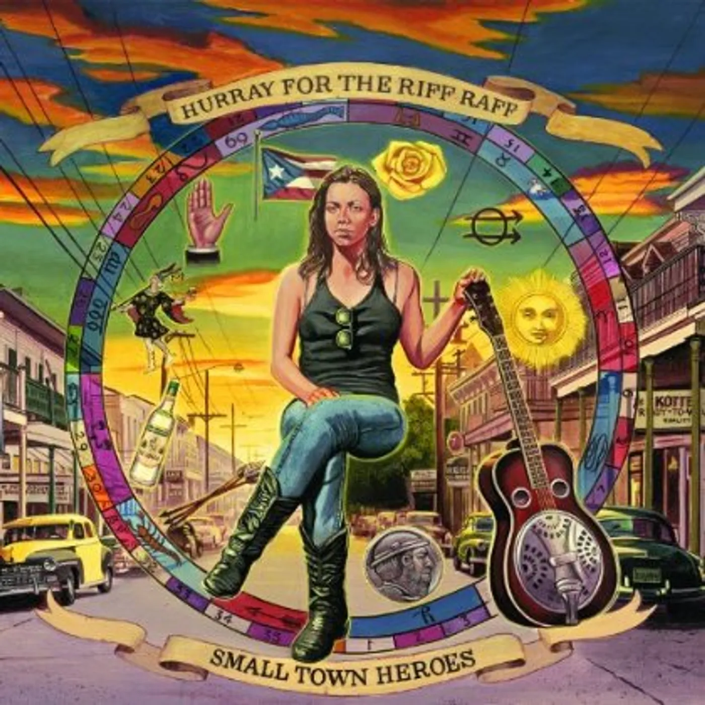 Hurray For The Riff Raff SMALL TOWN HEROES CD