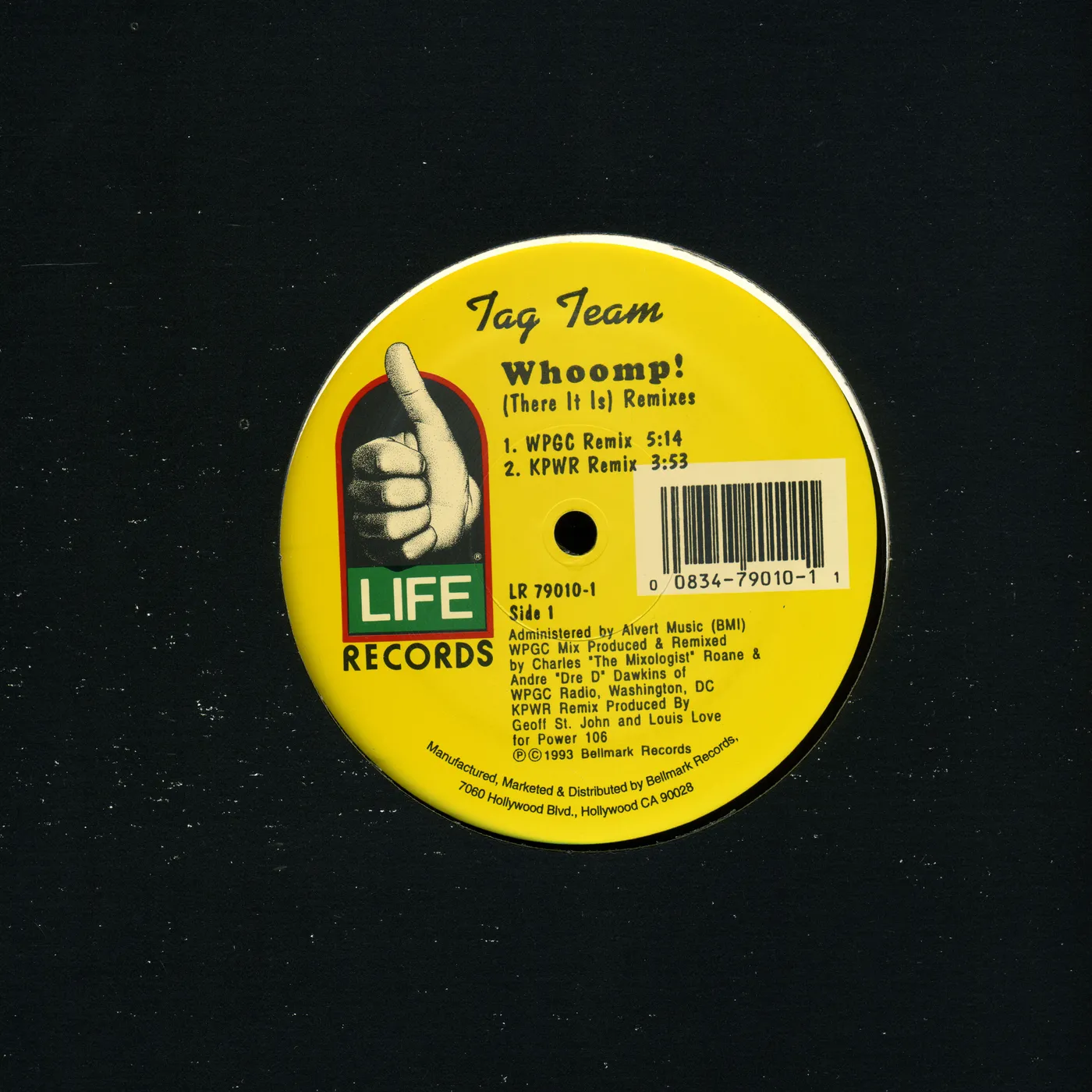 Tag Team WHOOMP-THERE IT IS Vinyl Record