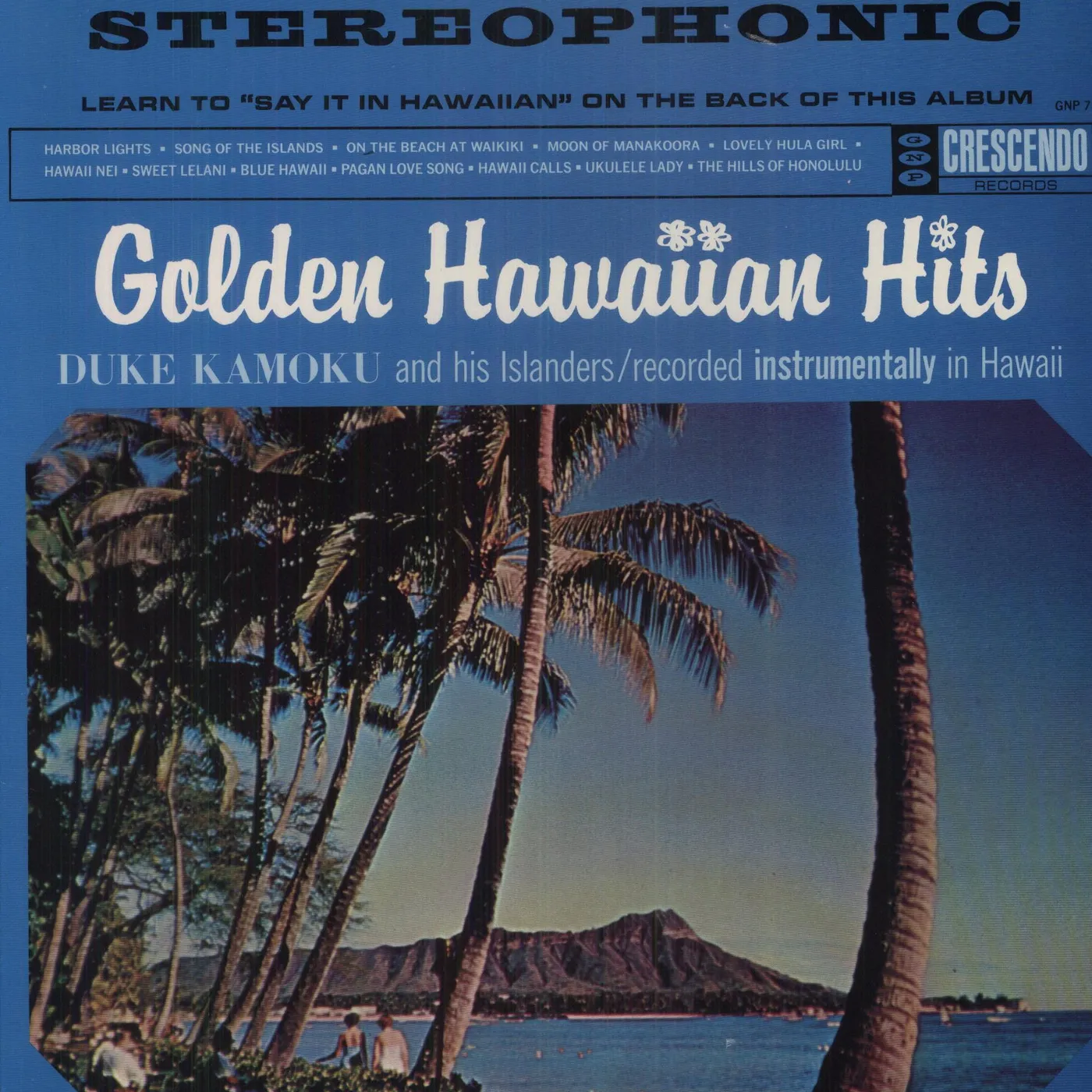 Duke Kamoku GOLDEN HAWAIIAN HITS Vinyl Record