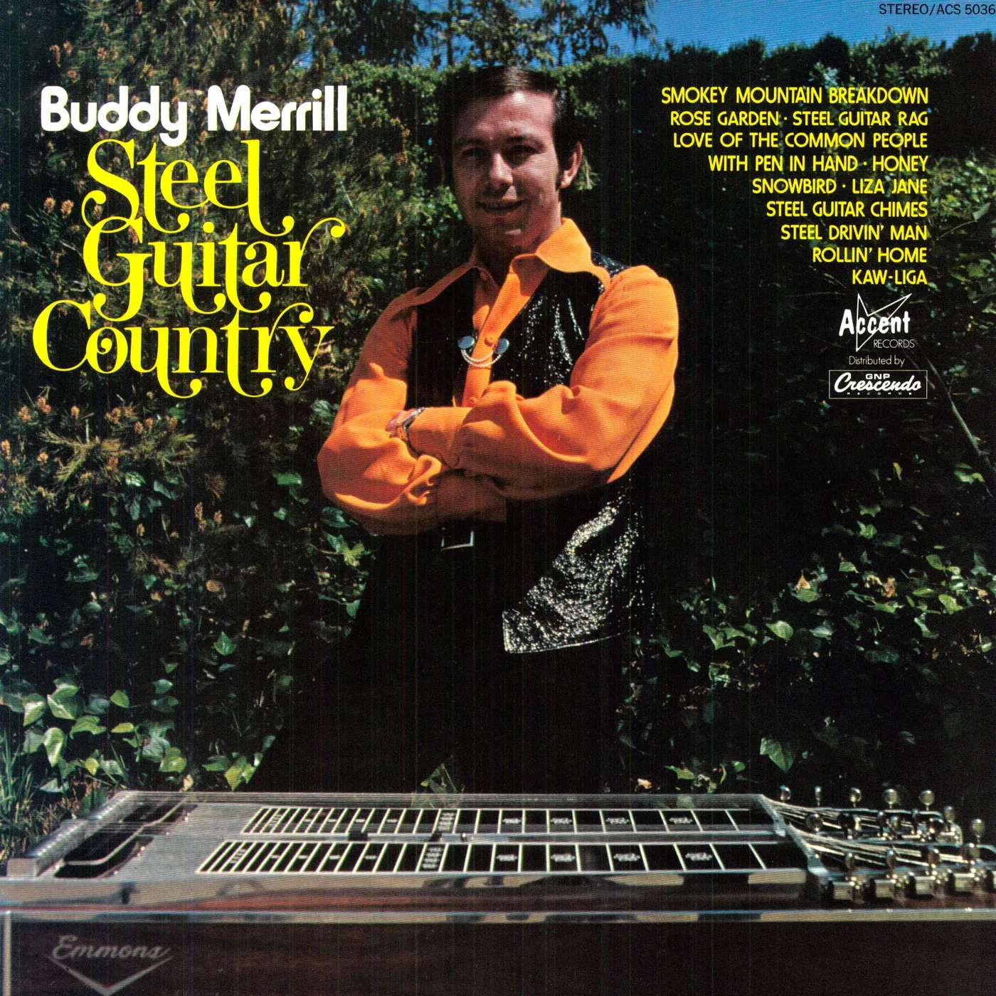 Buddy Merrill Steel Guitar Country Vinyl Record