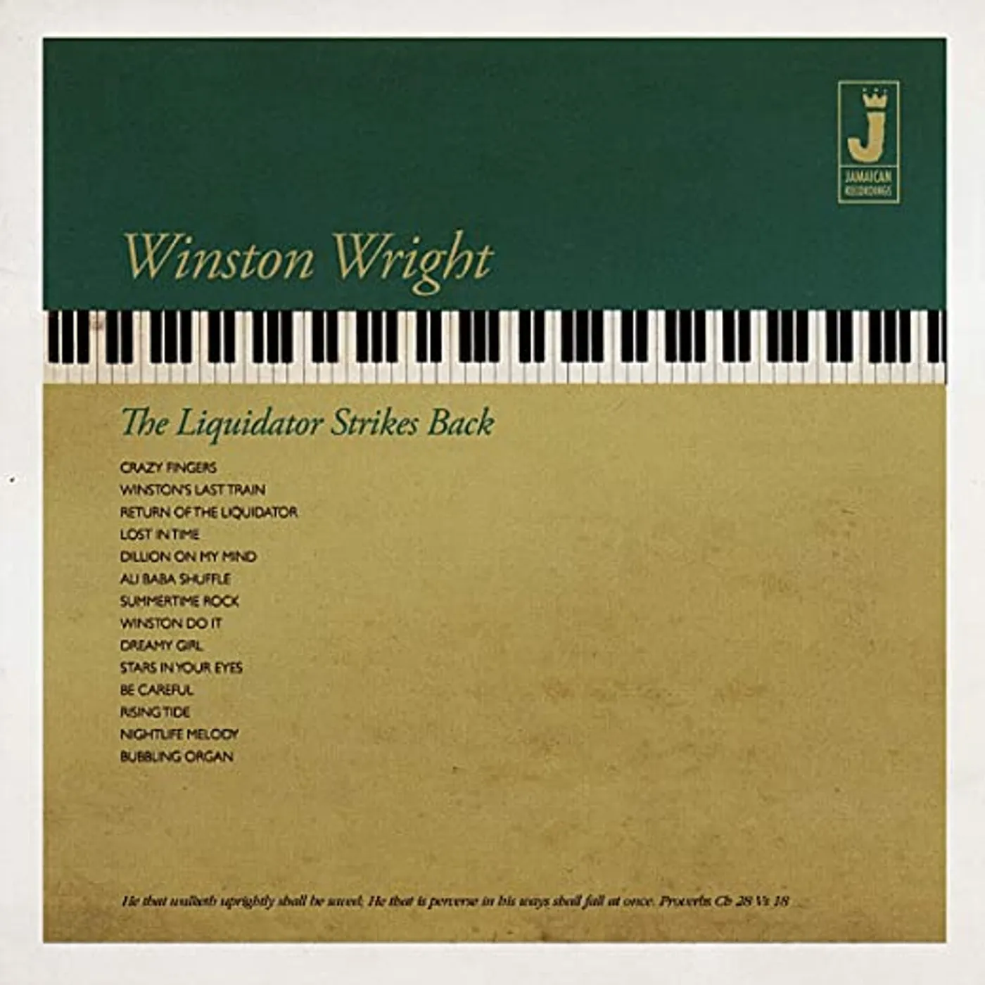 Winston Wright LIQUIDATOR STRIKES Vinyl Record