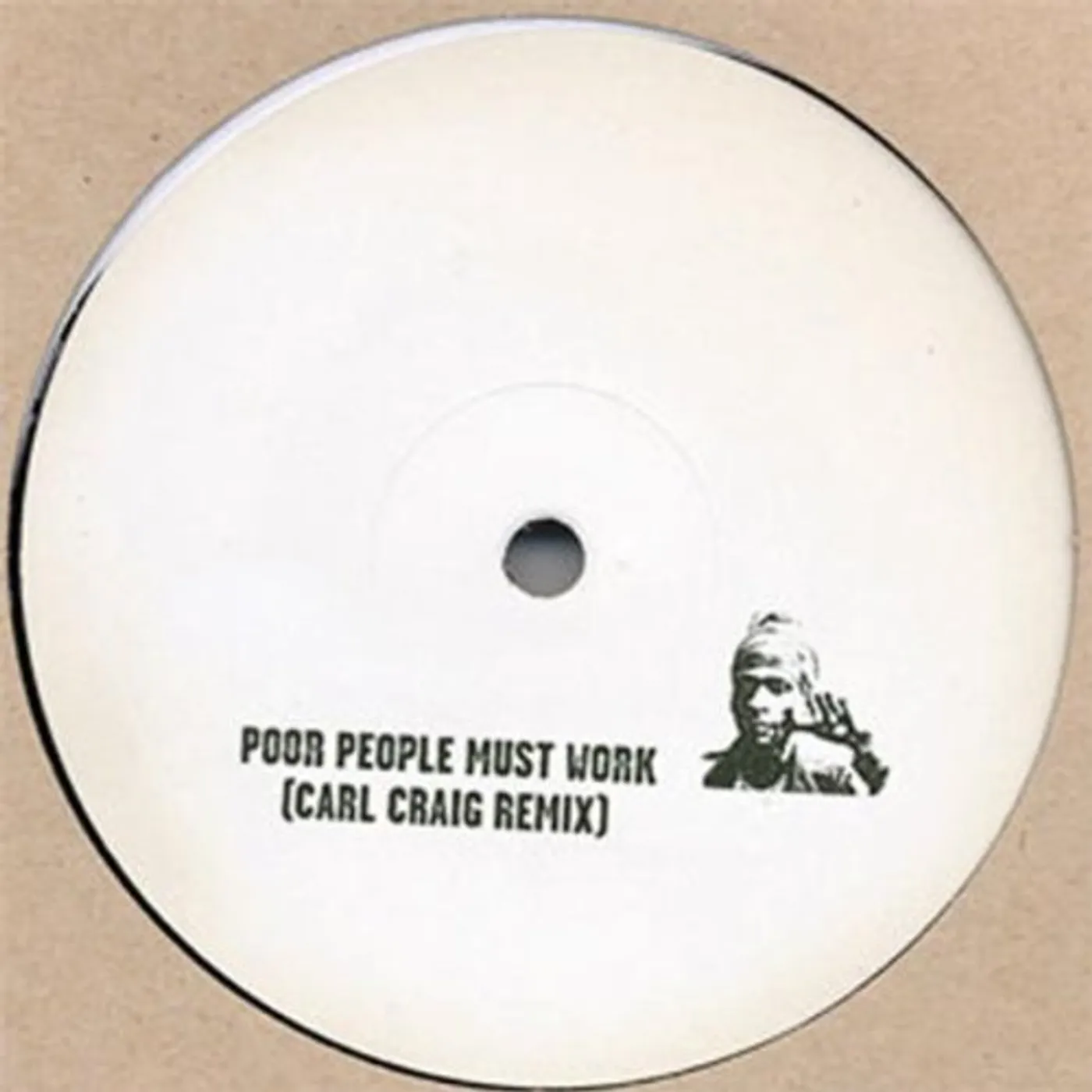 Rhythm & Sound POOR PEOPLE MUST WORK (CARL CRAIG REMIX) Vinyl Record