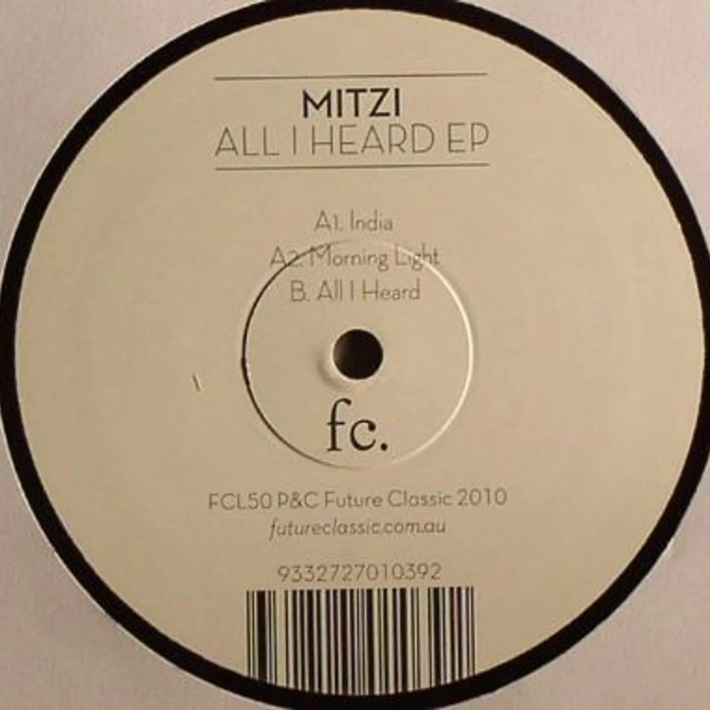 Mitzi All I Heard Vinyl Record