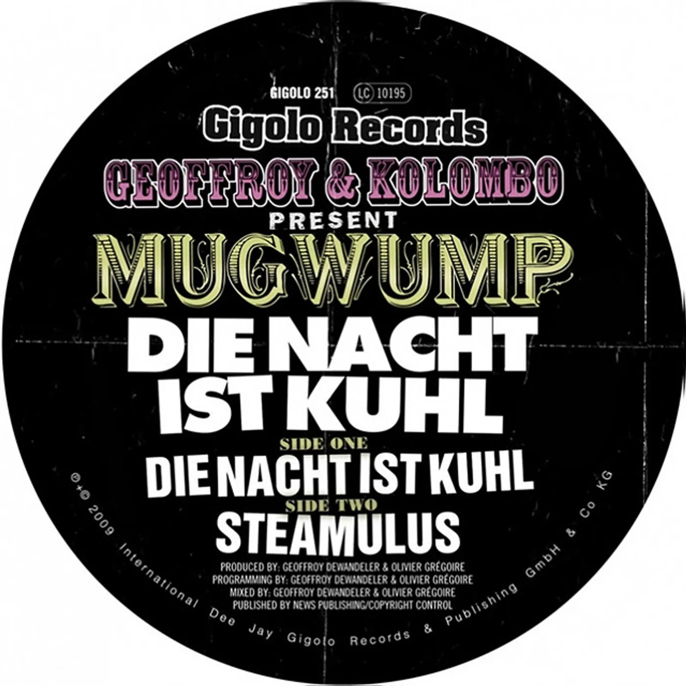 Mugwump Die Nacht ist kuhl Vinyl Record