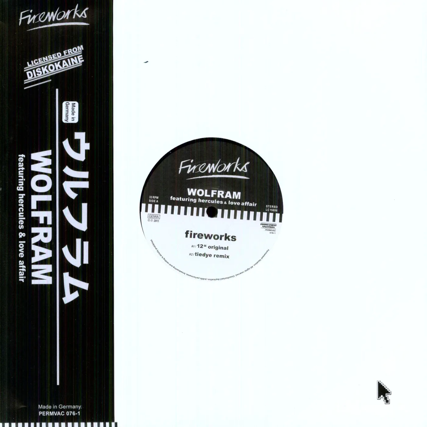 Wolfram Fireworks Vinyl Record