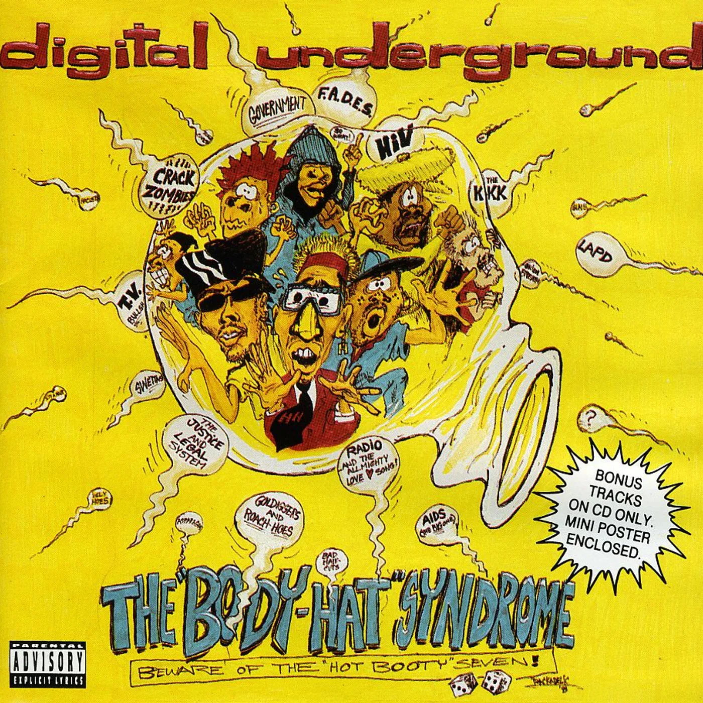 Digital Underground BODY HAT SYNDROME CD