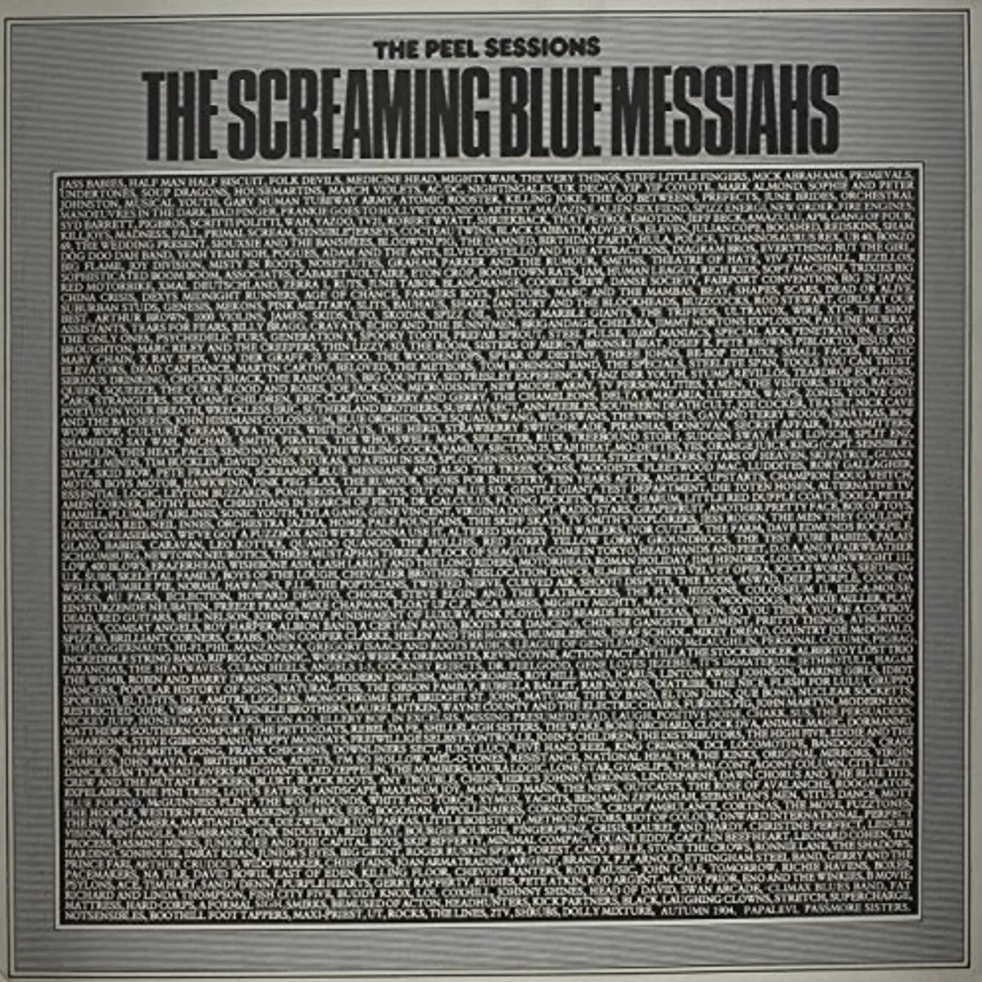 The Screaming Blue Messiahs PEEL SESSIONS Vinyl Record