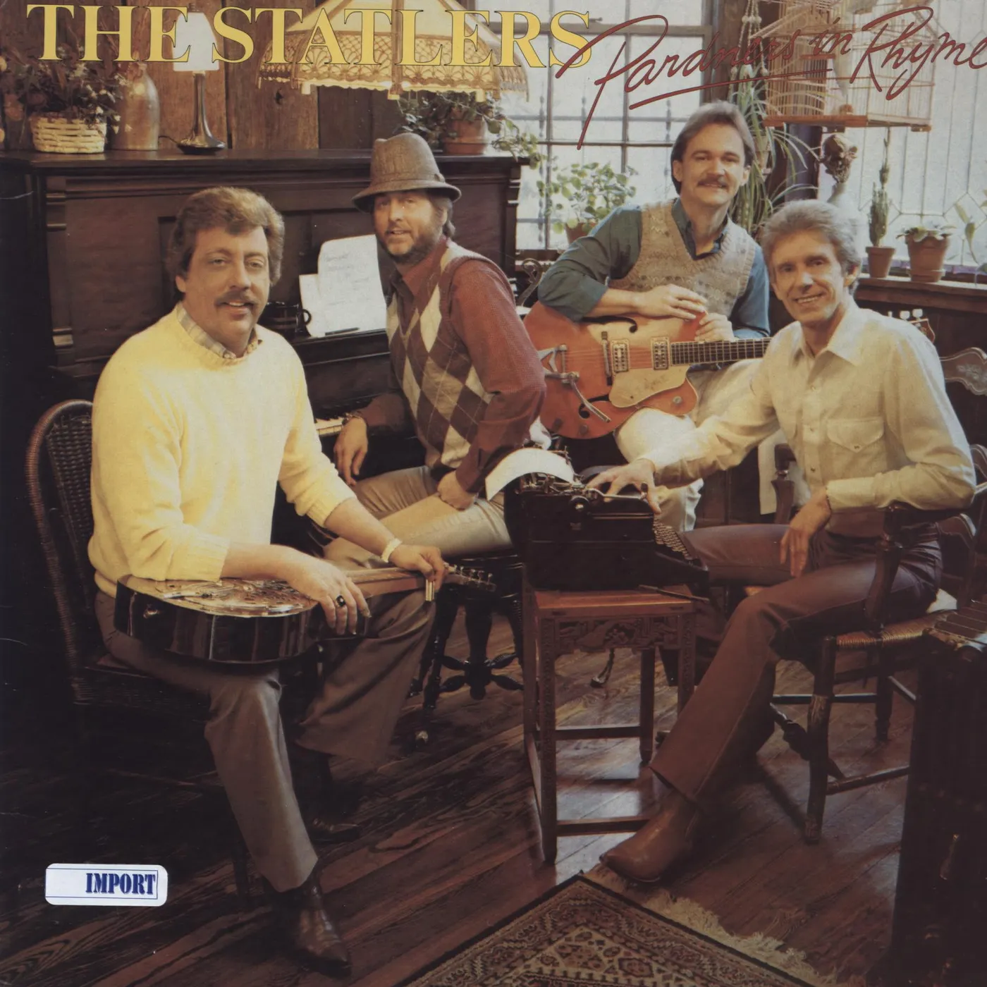 The Statler Brothers Pardners In Rhyme Vinyl Record