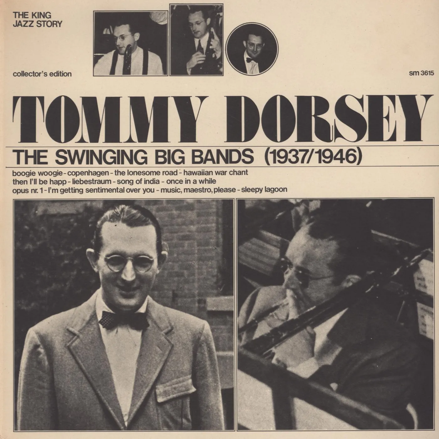 Tommy Dorsey SWINGIN BIG BANDS 1937-1946 Vinyl Record