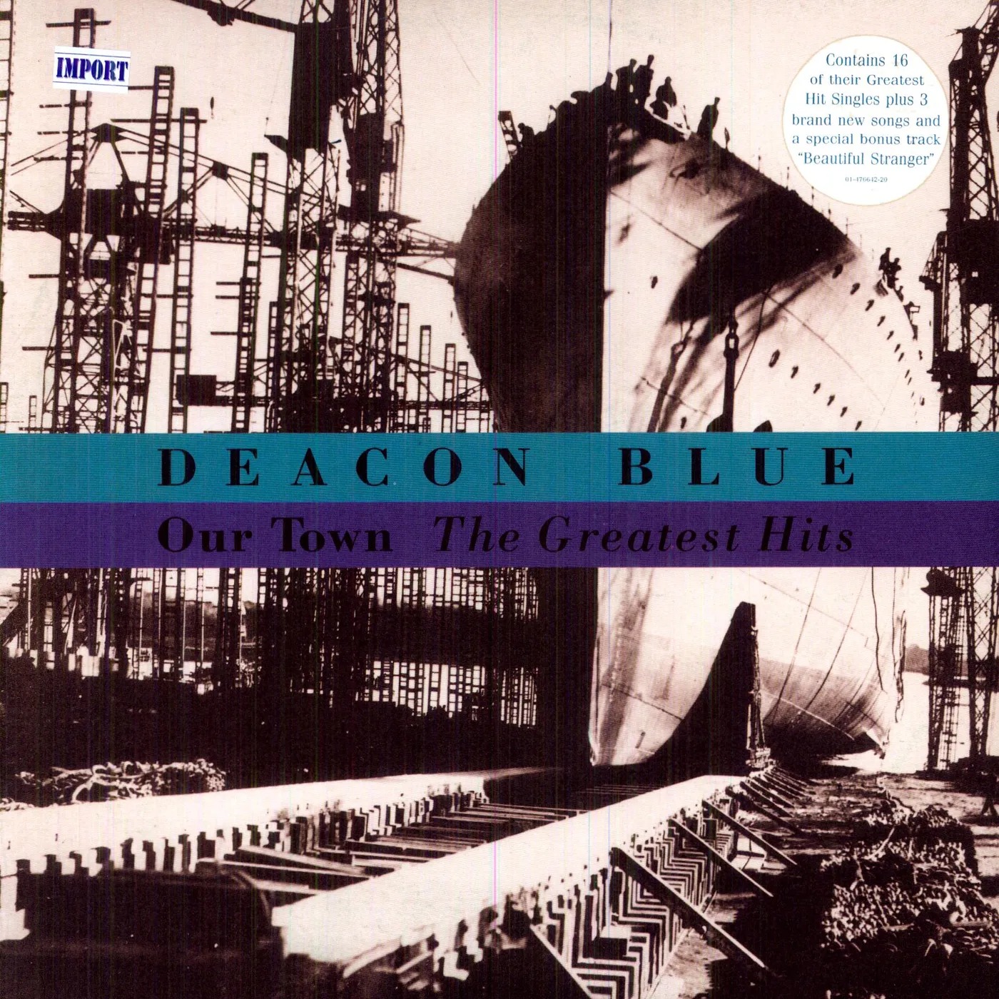 Deacon Blue OUR TOWN THE GREATEST HITS Vinyl Record