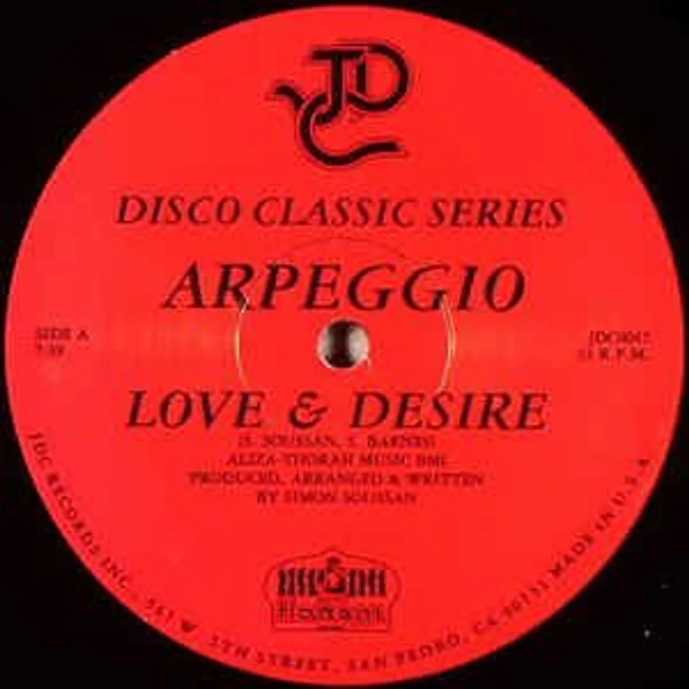 Arpeggio LOVE & DESIRE / FRENCH KISS PA Vinyl Record
