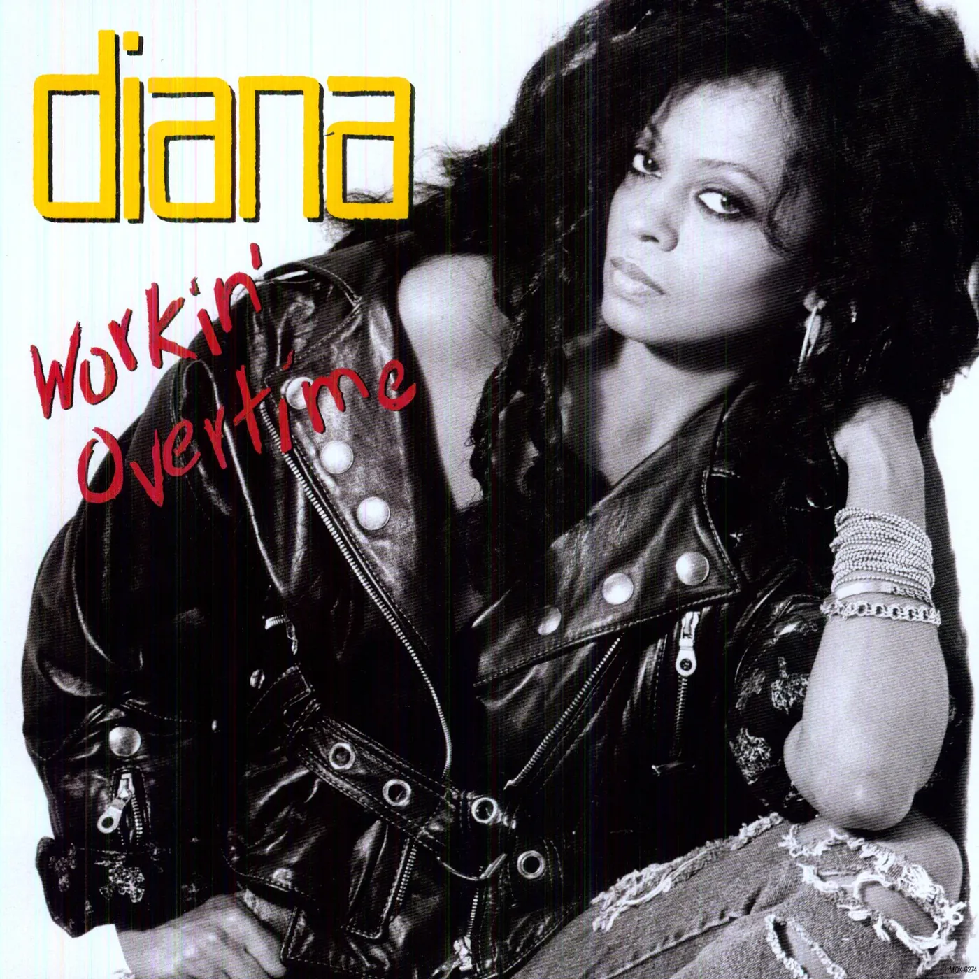 Diana Ross WORKIN OVERTIME Vinyl Record