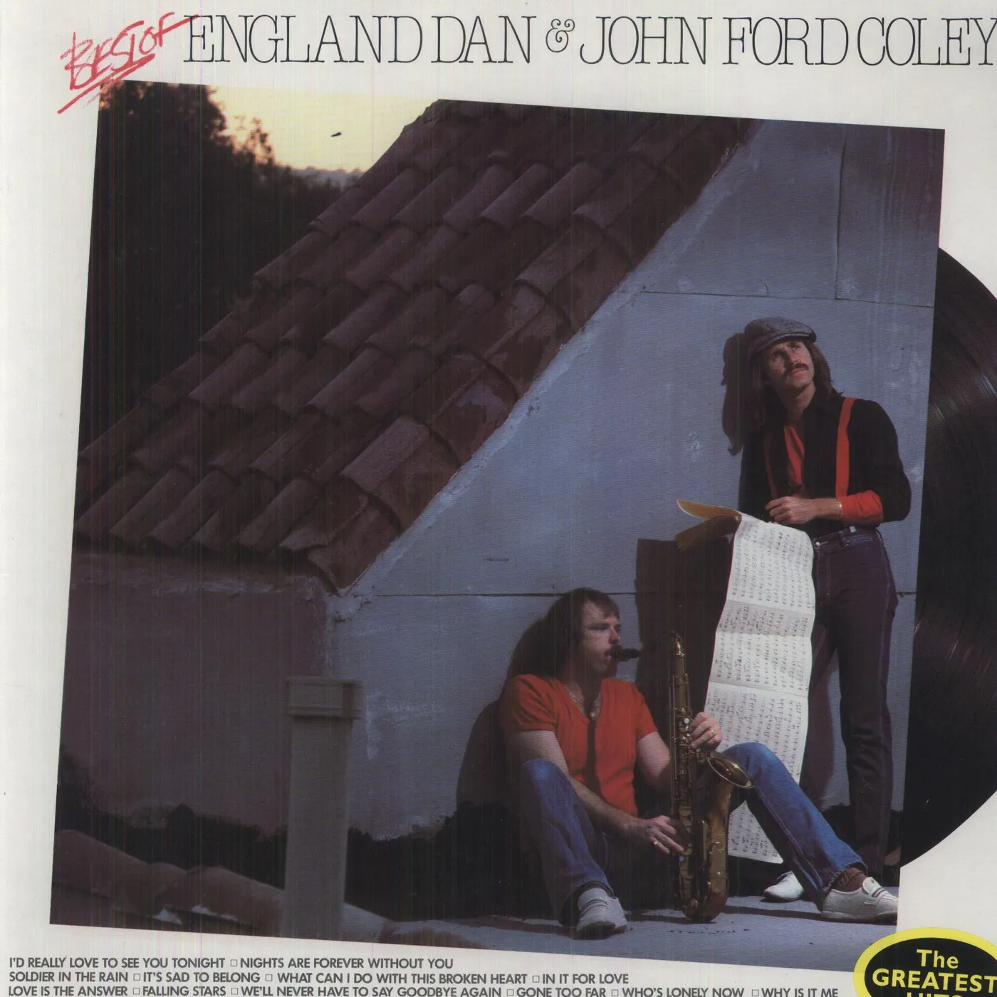 England Dan & John Ford Coley BEST OF Vinyl Record