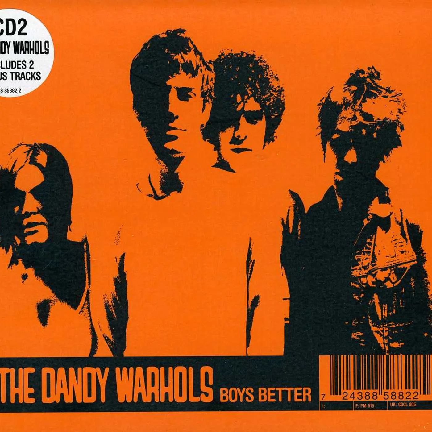 The Dandy Warhols BOYS BETTER 3 SONGS CD
