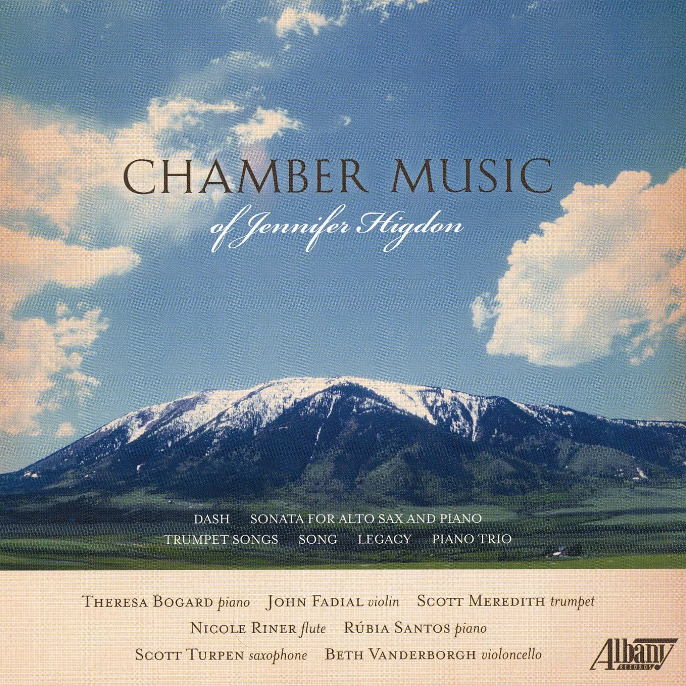 JENNIFER HIGDON: CHAMBER MUSIC CD