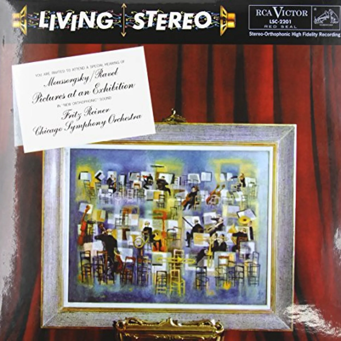 Fritz Reiner MOUSSORGSKY/RAVEL-PICTURES AT AN EXIHIBITION Vinyl Record