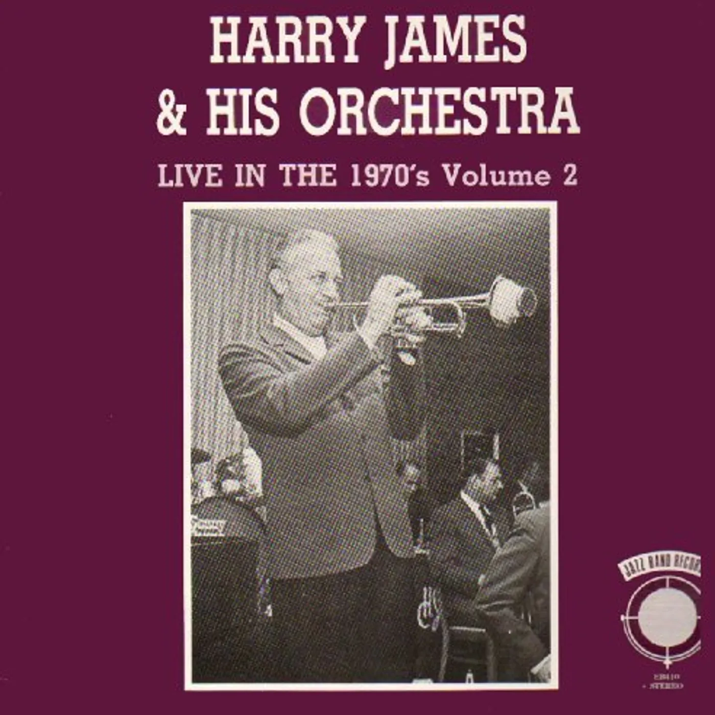 Harry James LIVE IN THE 70'S 2 Vinyl Record