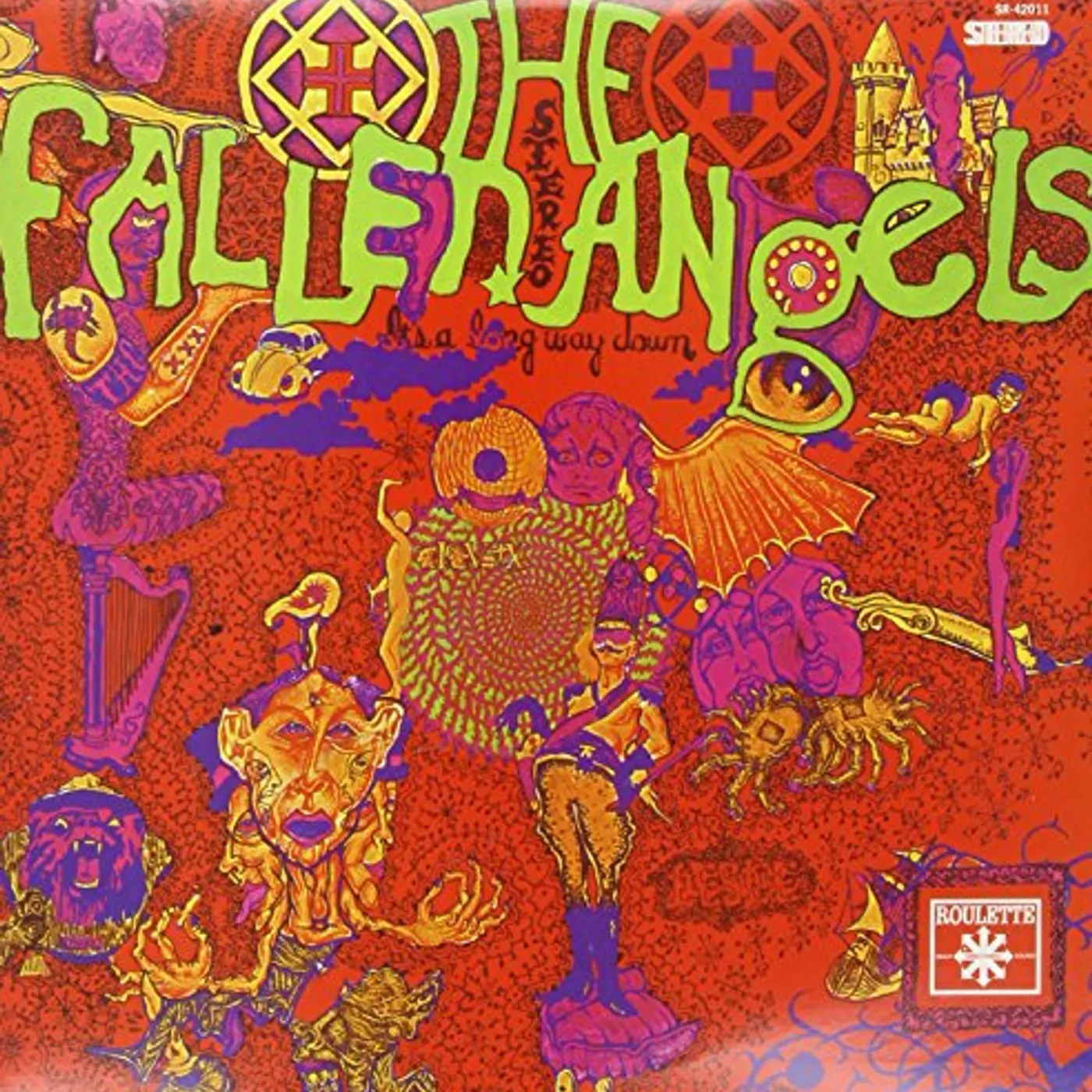 The Fallen Angels IT'S A LONG WAY DOWN Vinyl Record